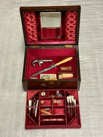 A Lady’s Traveling Necessaire with Arms: Presentation Casket to Miss Howard, c. 1840–1860