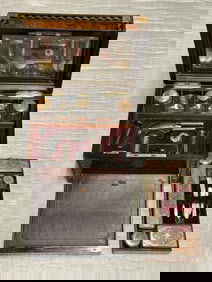 1868 Cased Traveling Pistol and Gentleman’s Necessaire - Asylum Dr. H. L. Harper, Esq., M.D.