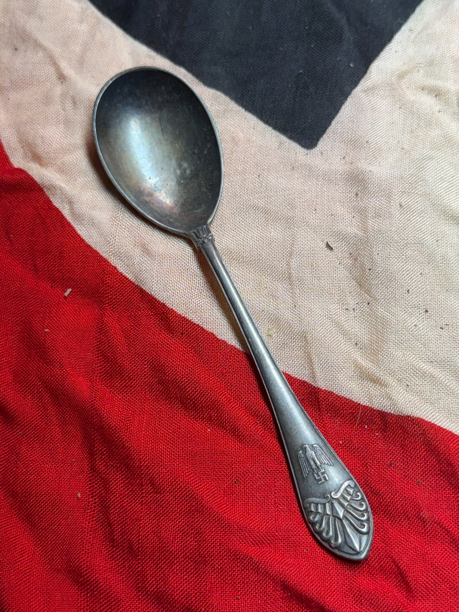 WW2 German Third Reich Commemorative Spoon with State Eagle Emblem (1 of 4)