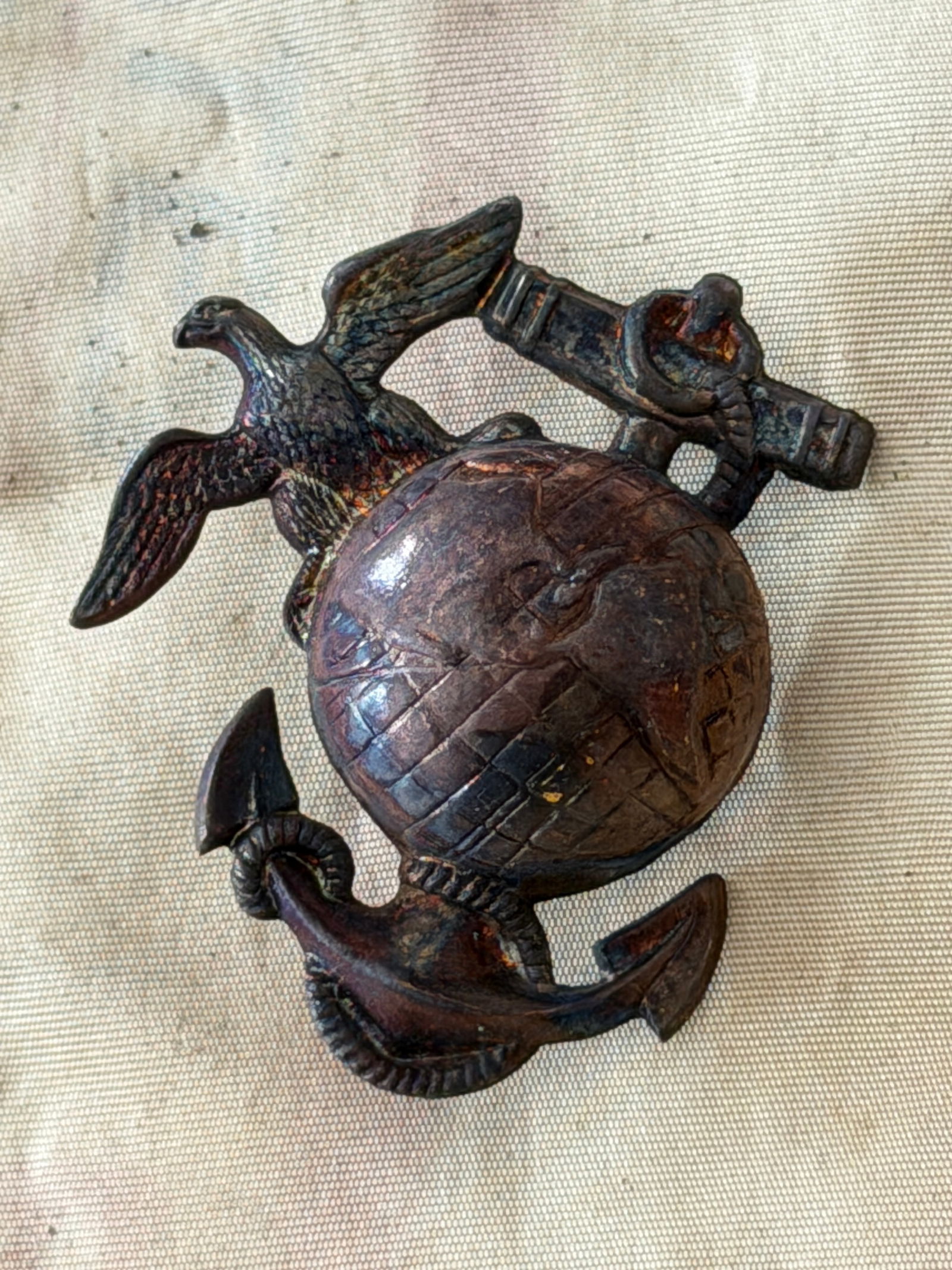 United States Marine Corps Eagle, Globe, and Anchor Insignia (Indian Wars Era): U.S. Marine Corps Eagle, Globe, and Anchor (EGA) insignia dates to the Indian Wars era, circa 1875–1900, a formative period in Marine Corps history following the Civil War. During this time, Marines