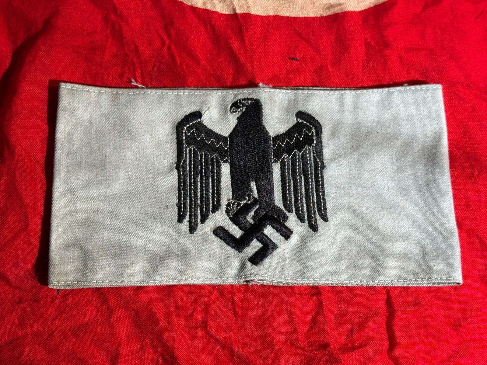 WW2 German Ordnungspolizei (German Order Police) Armband, Third Reich (1 of 2)