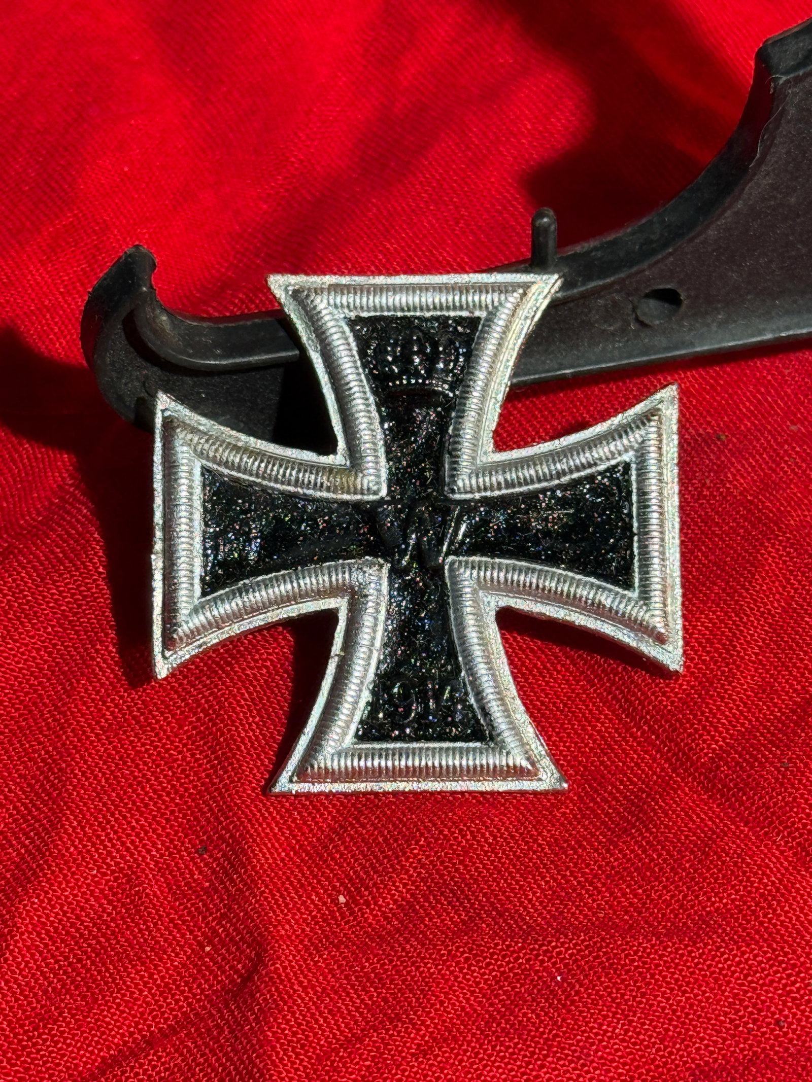 WW2 German Iron Cross, Second Class (Eisernes Kreuz II. Klasse), Germany, 1914 Pattern: Military decoration in the form of the Iron Cross, Second Class, originally instituted by King Frederick William III of Prussia in 1813 and reissued in subsequent conflicts. This example reflects the 