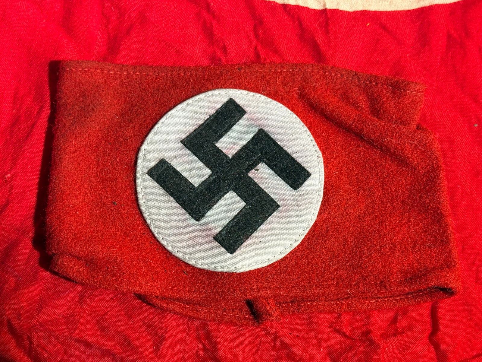 German WWII Nazi Party Armband (NSDAP) With RZM Paper Tag (1 of 3)