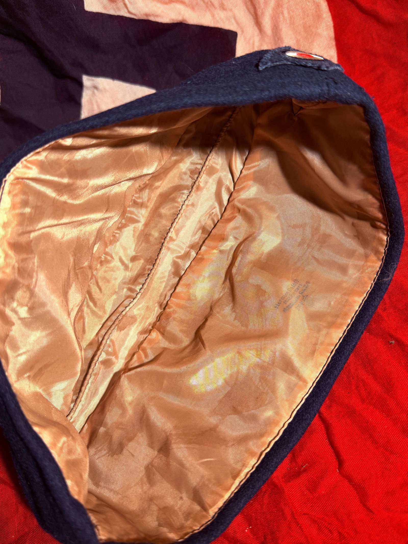 WW2 German Luftwaffe Flight Cap (Side Cap) - Maker Marked - 7