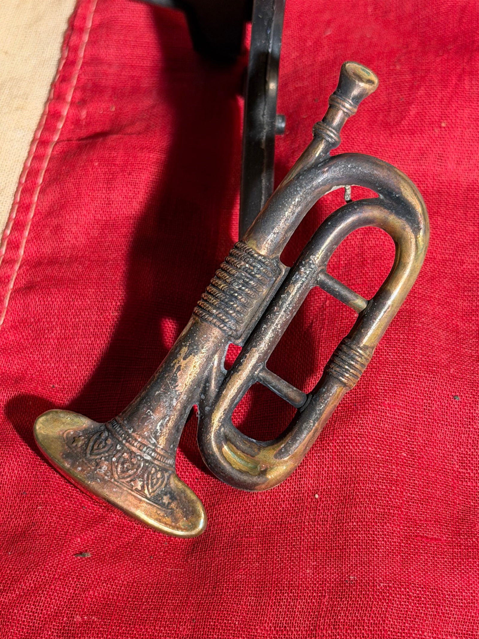 Rare Civil War Sharp Shooter Rifleman Headgear Badge Insignia (1 of 3)