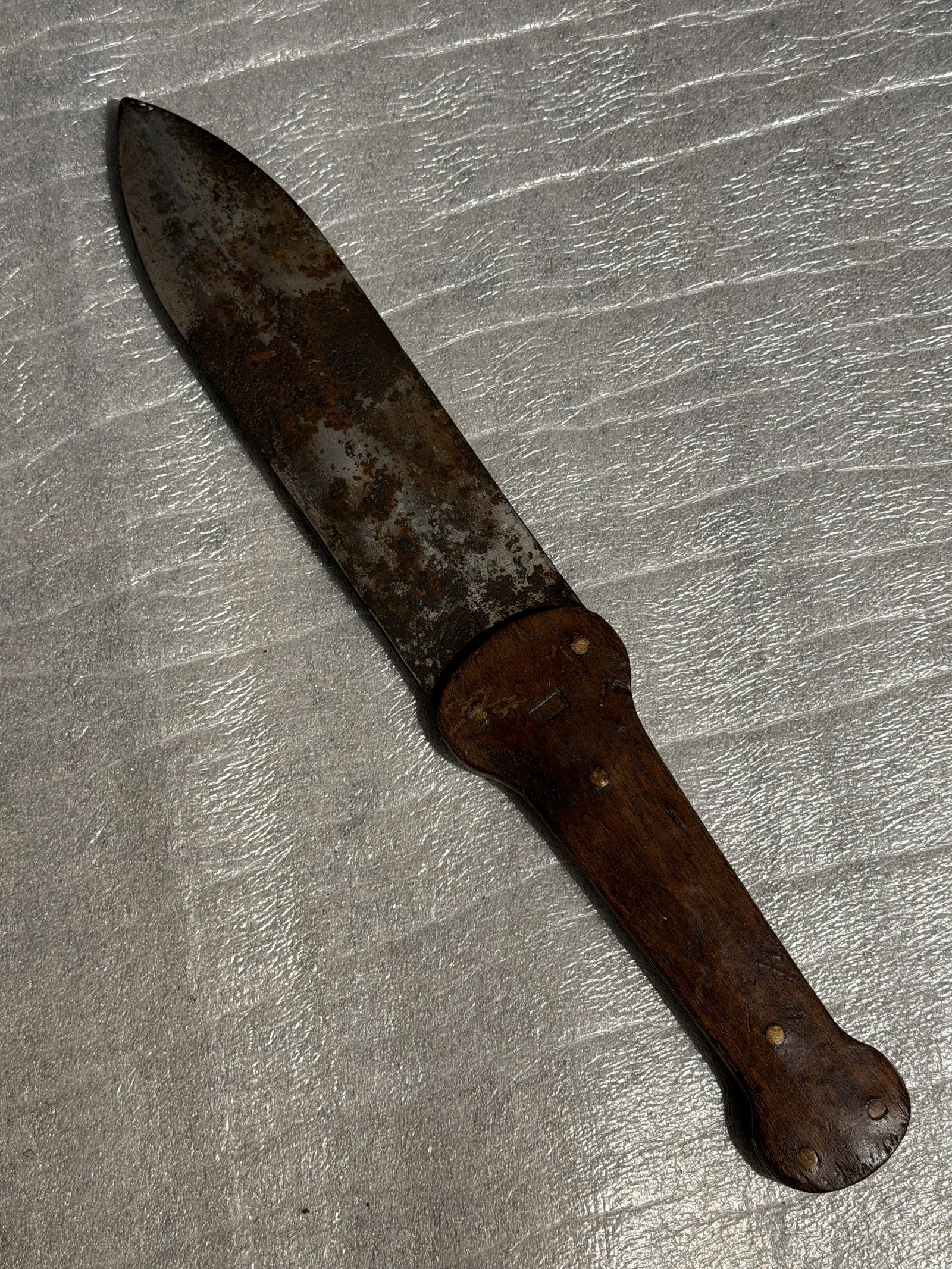 Rare Early 1800's Native American "HB" Hudson Bay Trade Dag Knife (1 of 6)