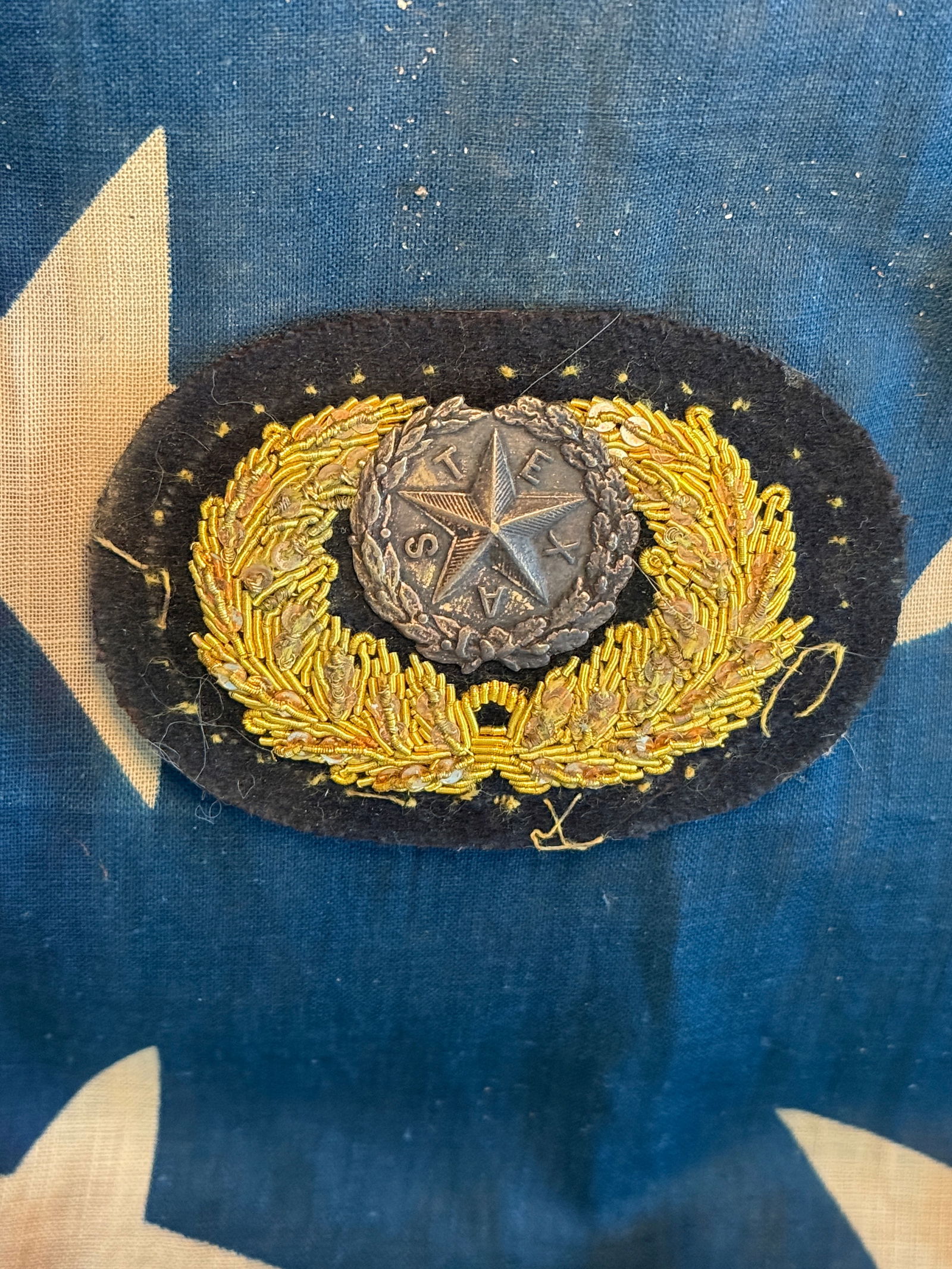 Confederate Officer’s Bullion Headgear Badge by J.H. Silverberg, Charleston, South Carolina, c. (1 of 3)