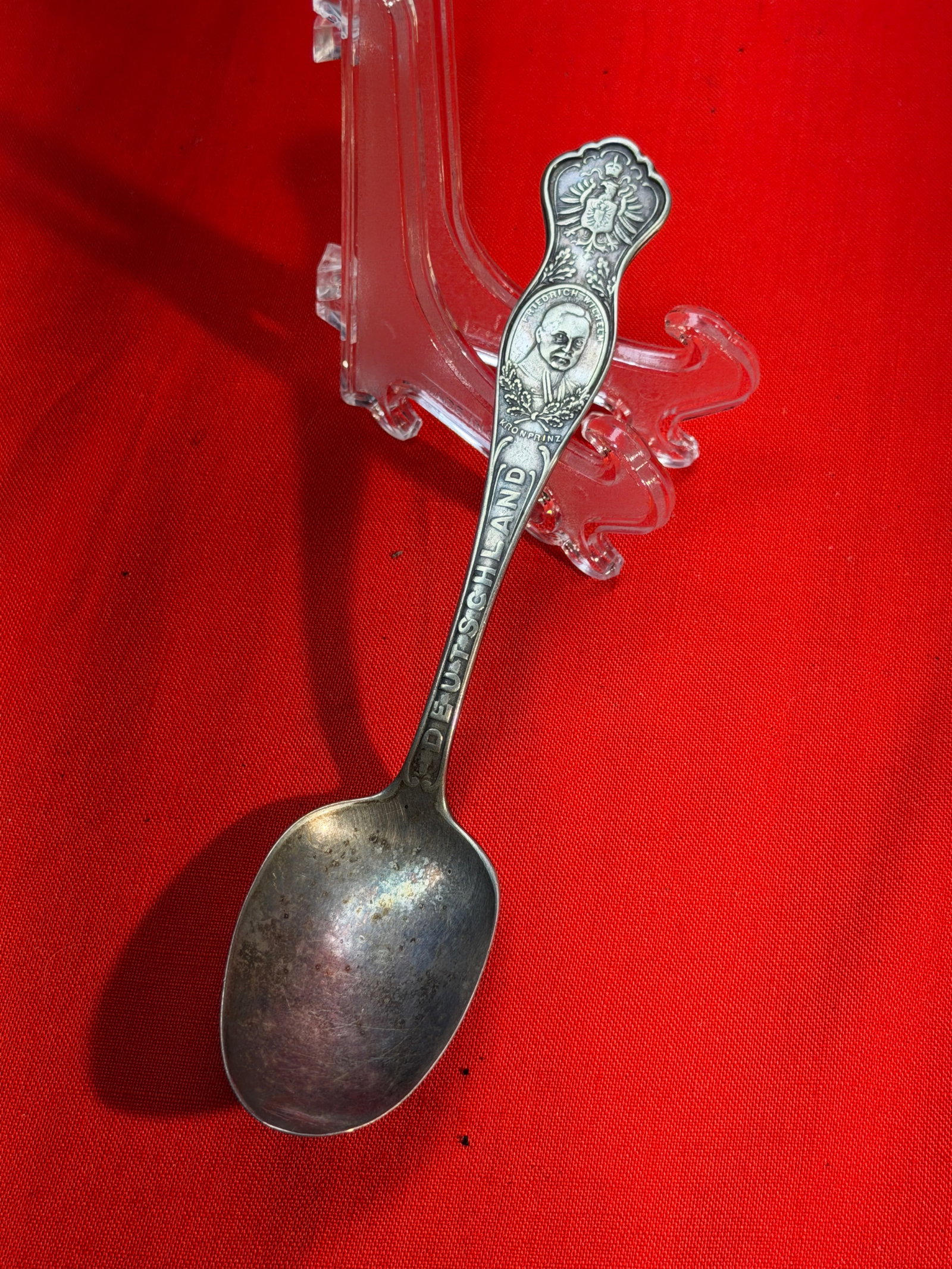 WW2 German Commemorative Spoon Featuring Crown Prince Friedrich Wilhelm, Germany, early 20th century (1 of 7)
