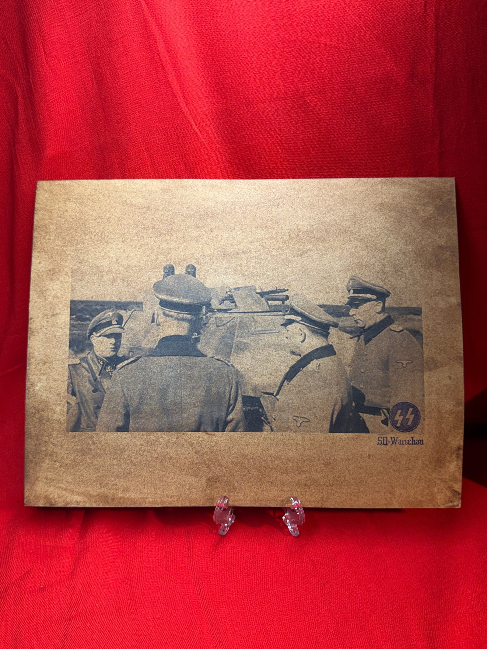 WW2 German Propaganda Photograph, SD (Sicherheitsdienst) – Warsaw (Warschau), c. 1939–1945 (1 of 7)