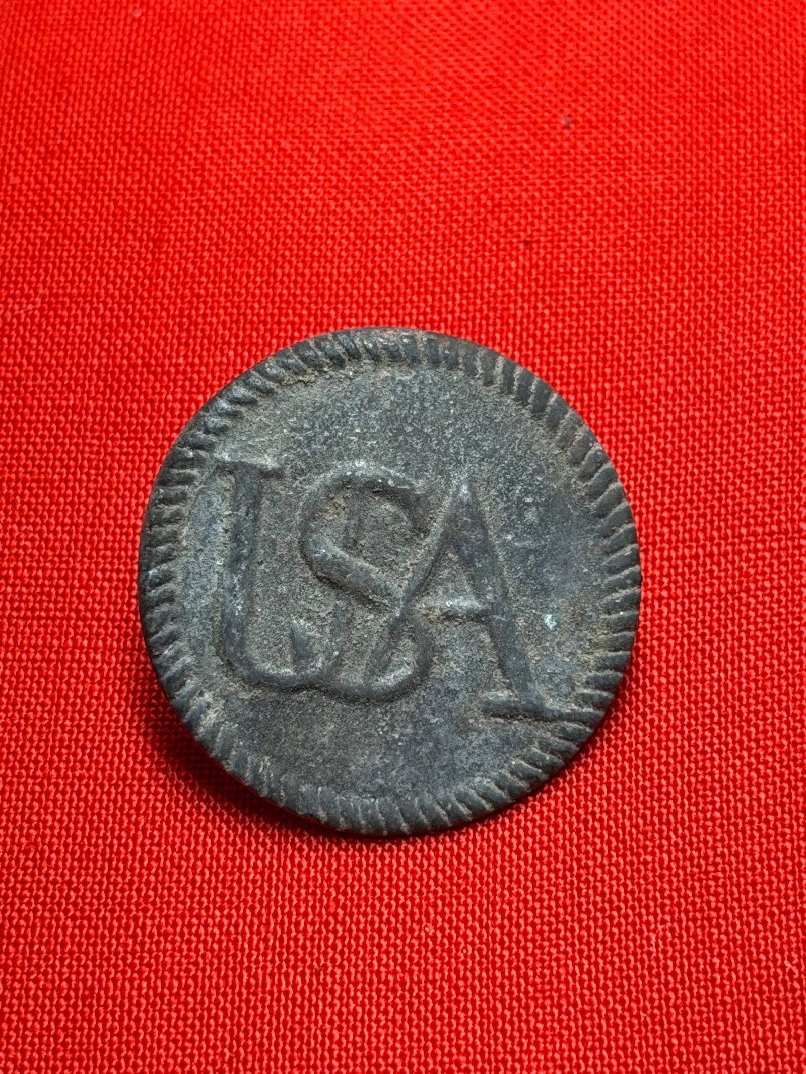 Revolutionary War Style Pewter USA Button Early American Military Coat Button (1 of 4)