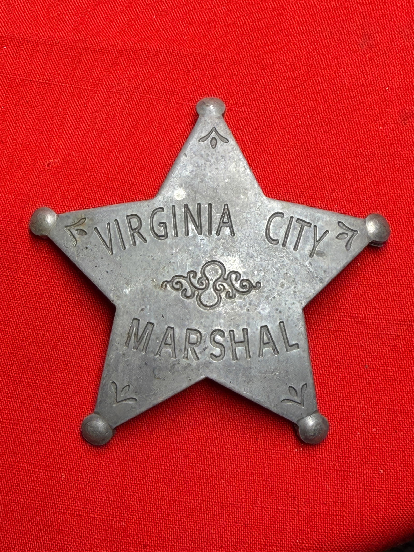Vintage Virginia City Marshal Star Badge (1 of 3)