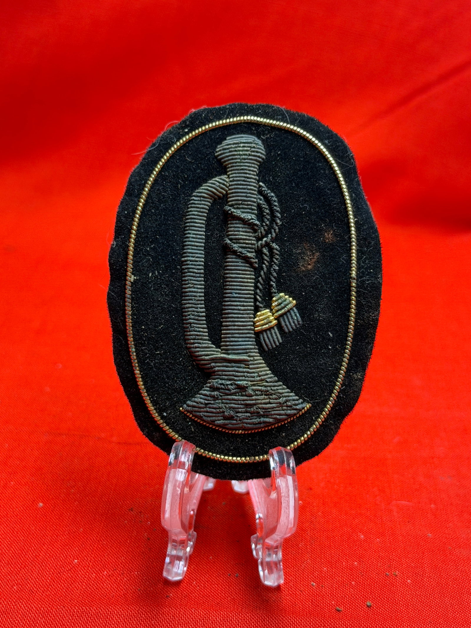 Civil War Sharpshooter Rifleman Bullion Headgear Badge by John A. Baker (1 of 4)