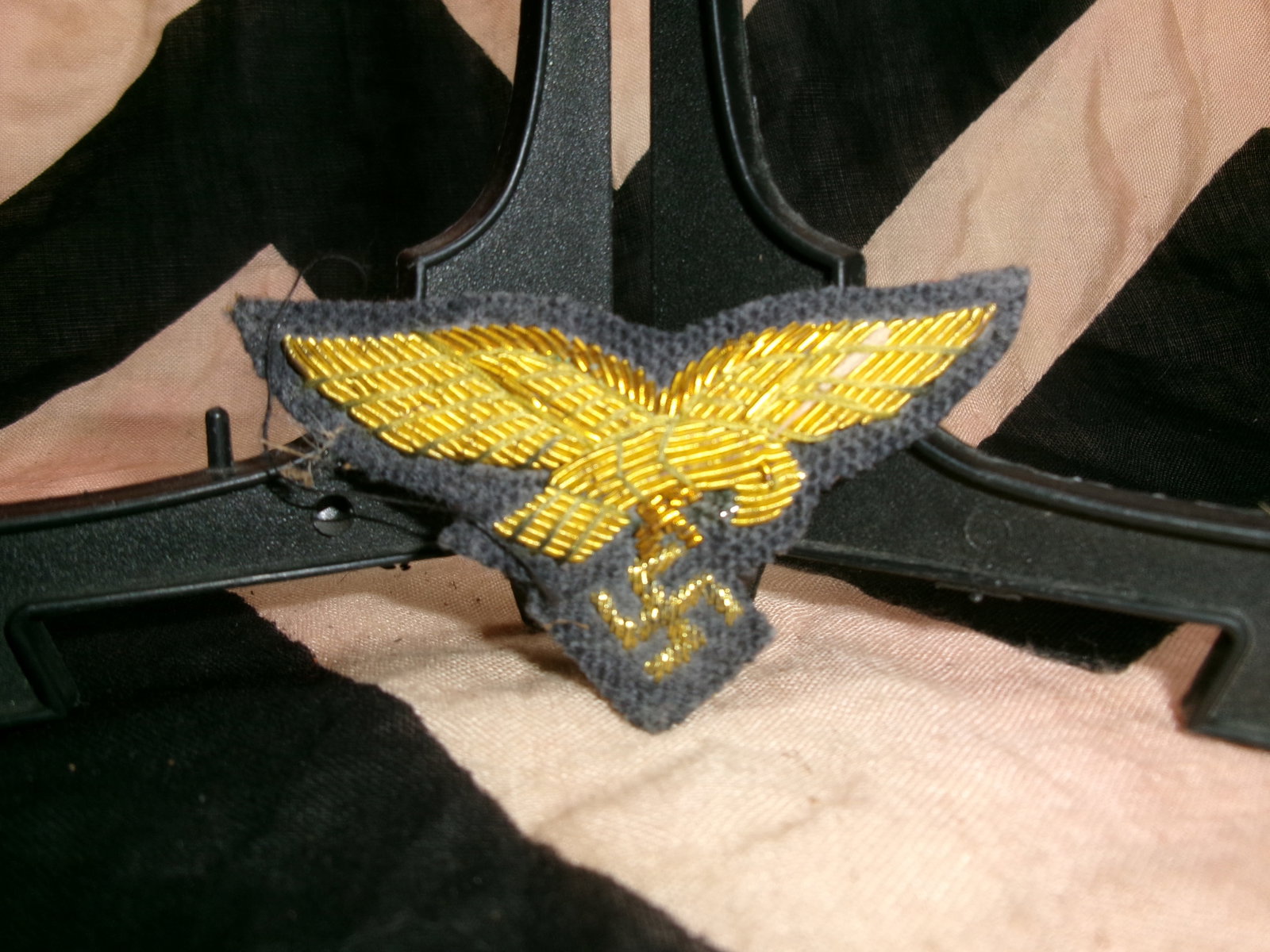 WWII Luftwaffe General Officer’s Gold Bullion Breast Eagle Insignia (1 of 3)