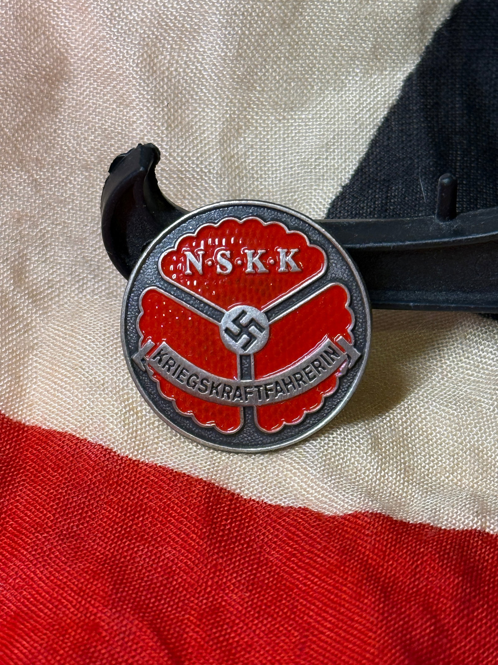 WWII German NSKK (National Socialist Motor Corps) Membership Badge By RZM M1/35 (1 of 3)
