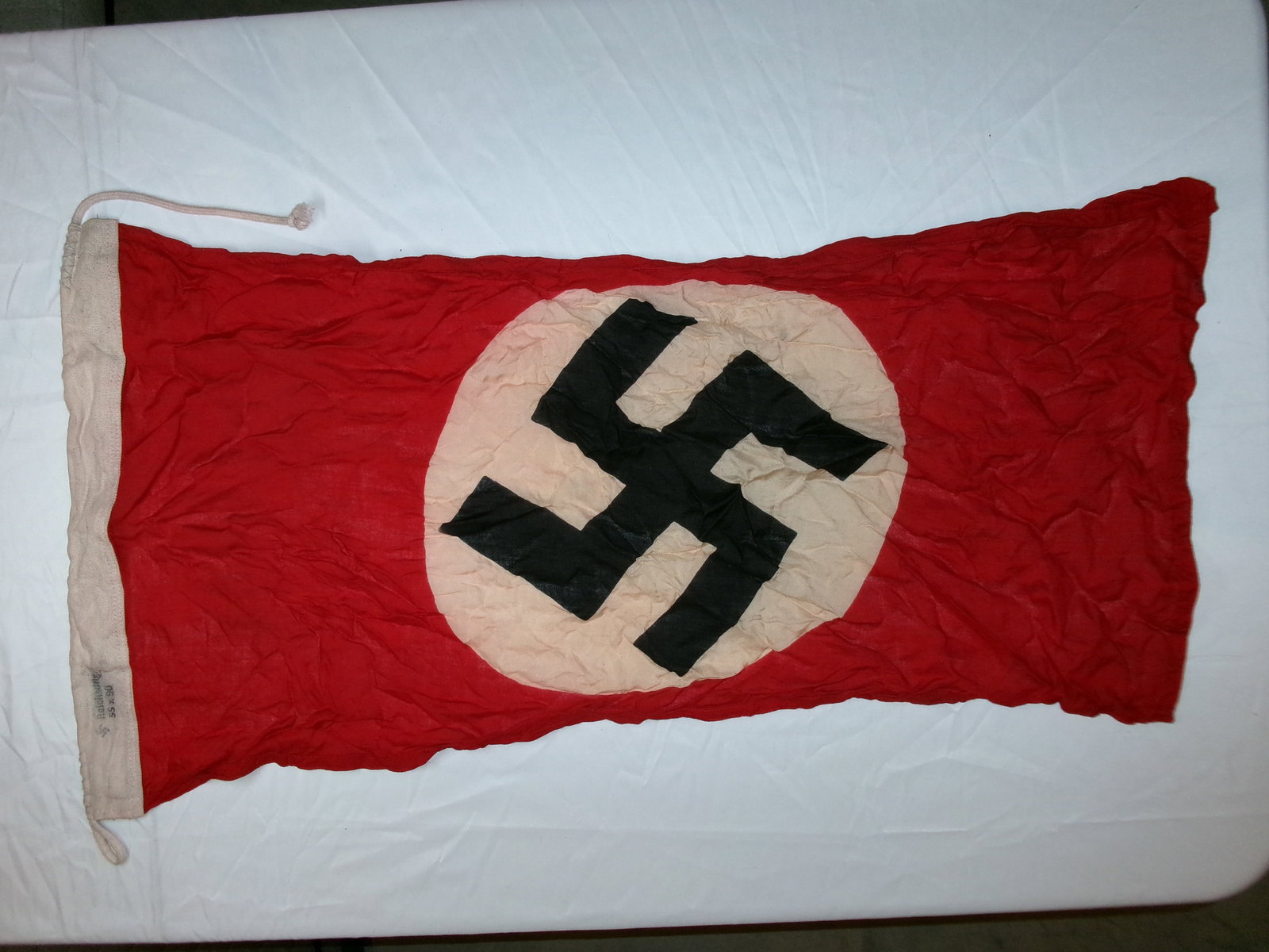 WWII German National Socialist Banner Flag (Vertical Format) (1 of 3)
