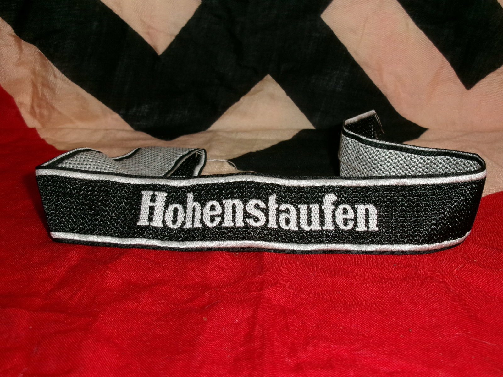 WWII German “Hohenstaufen?? SS Division Cuff Title (1 of 4)