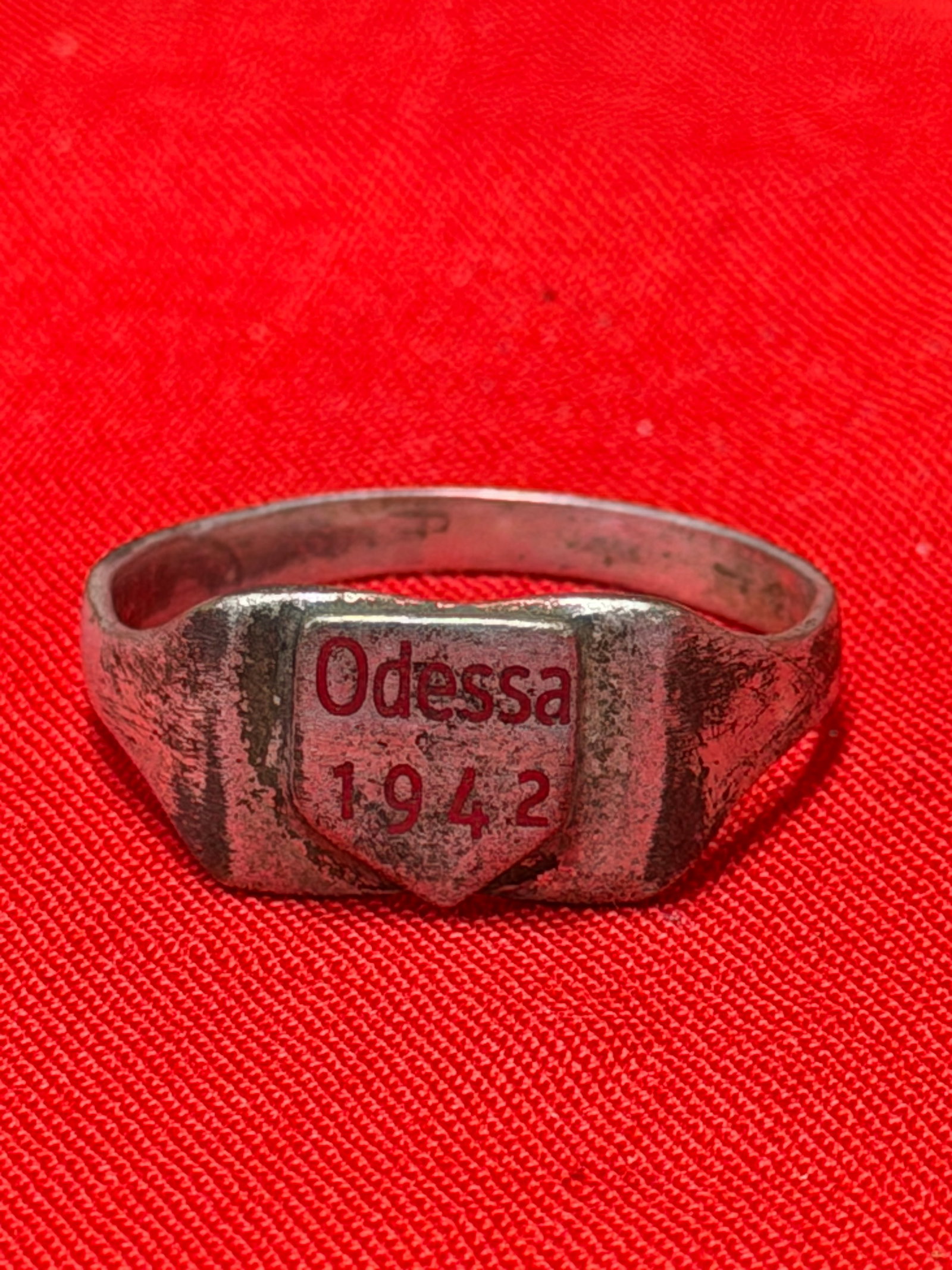 WWII German Odessa 1942 Campaign Souvenir Ring: To Be Uploaded