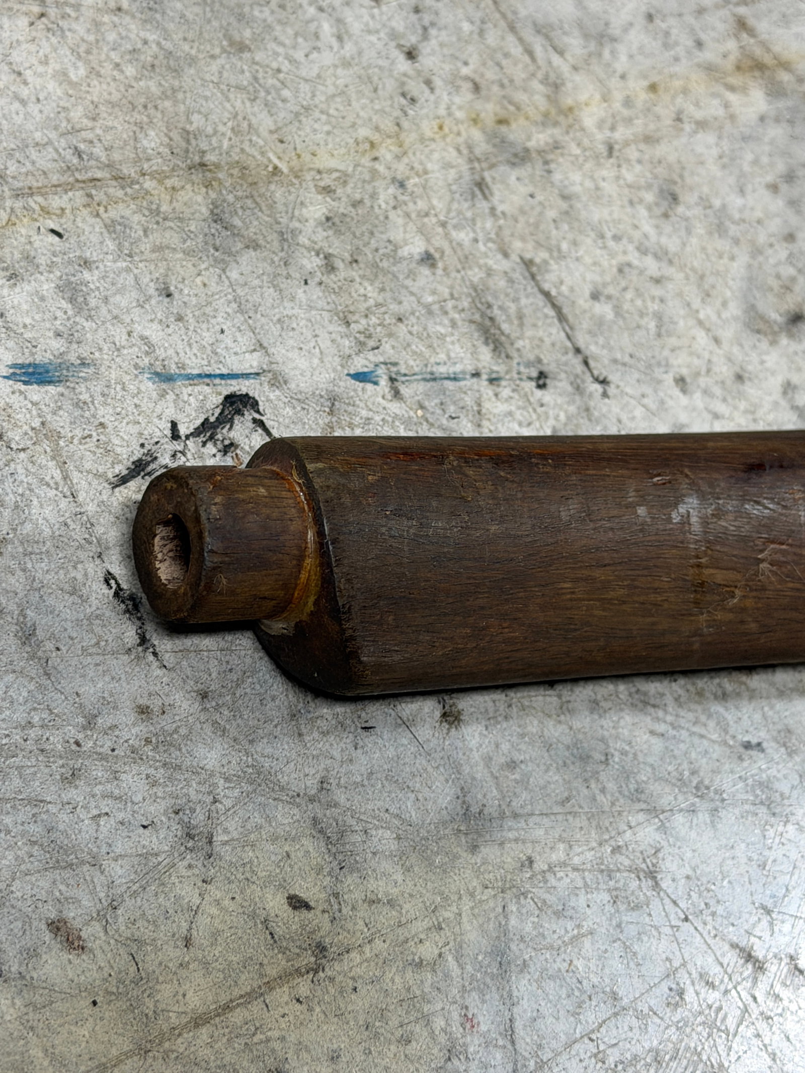 1800’s Native American Smoking Pipe Tomahawk Attributed to Plains Indians - 7