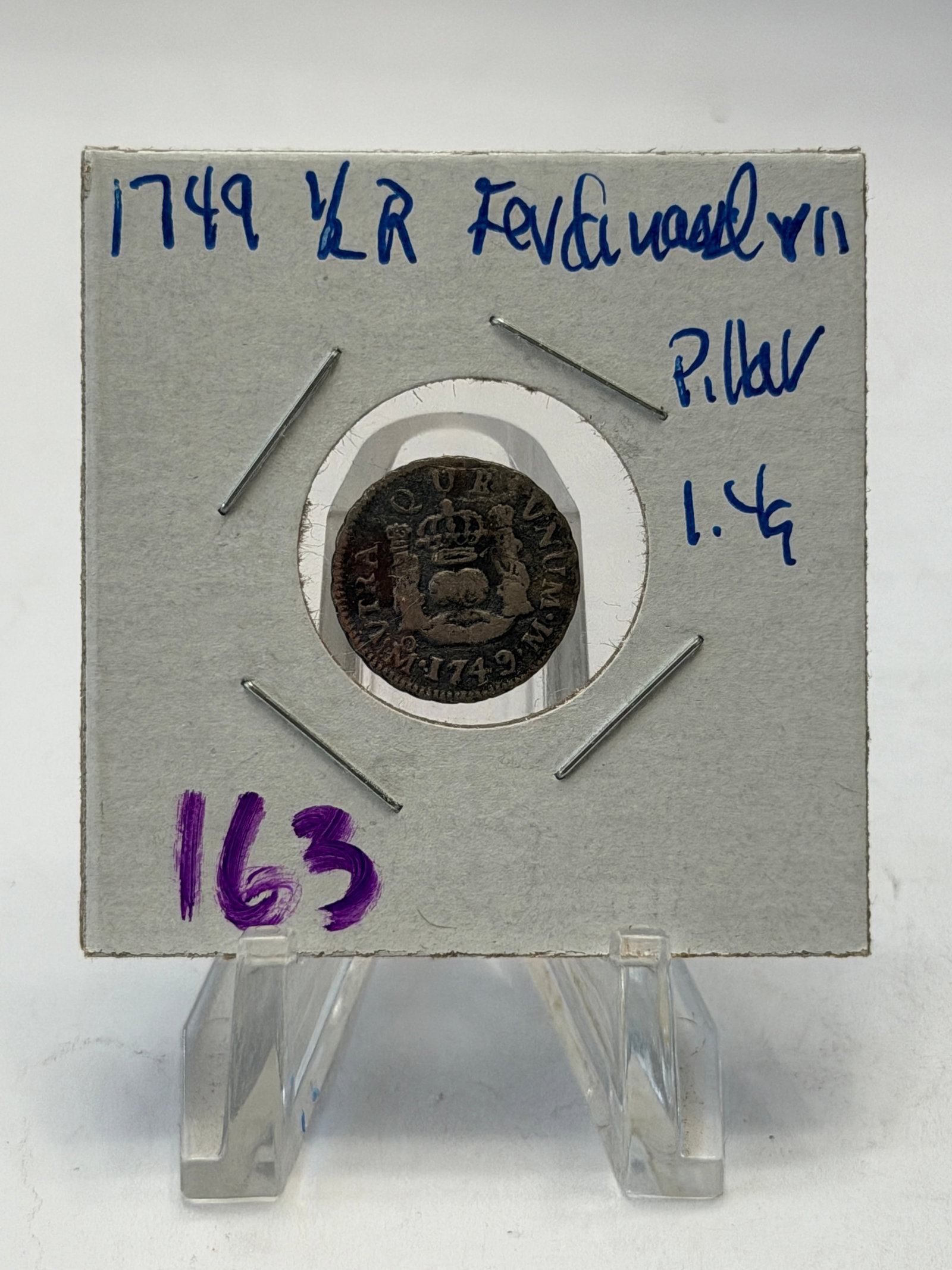 1749 Ferdinand VI Spanish Colonial Silver ? Real ? Potos? Mint (1 of 5)