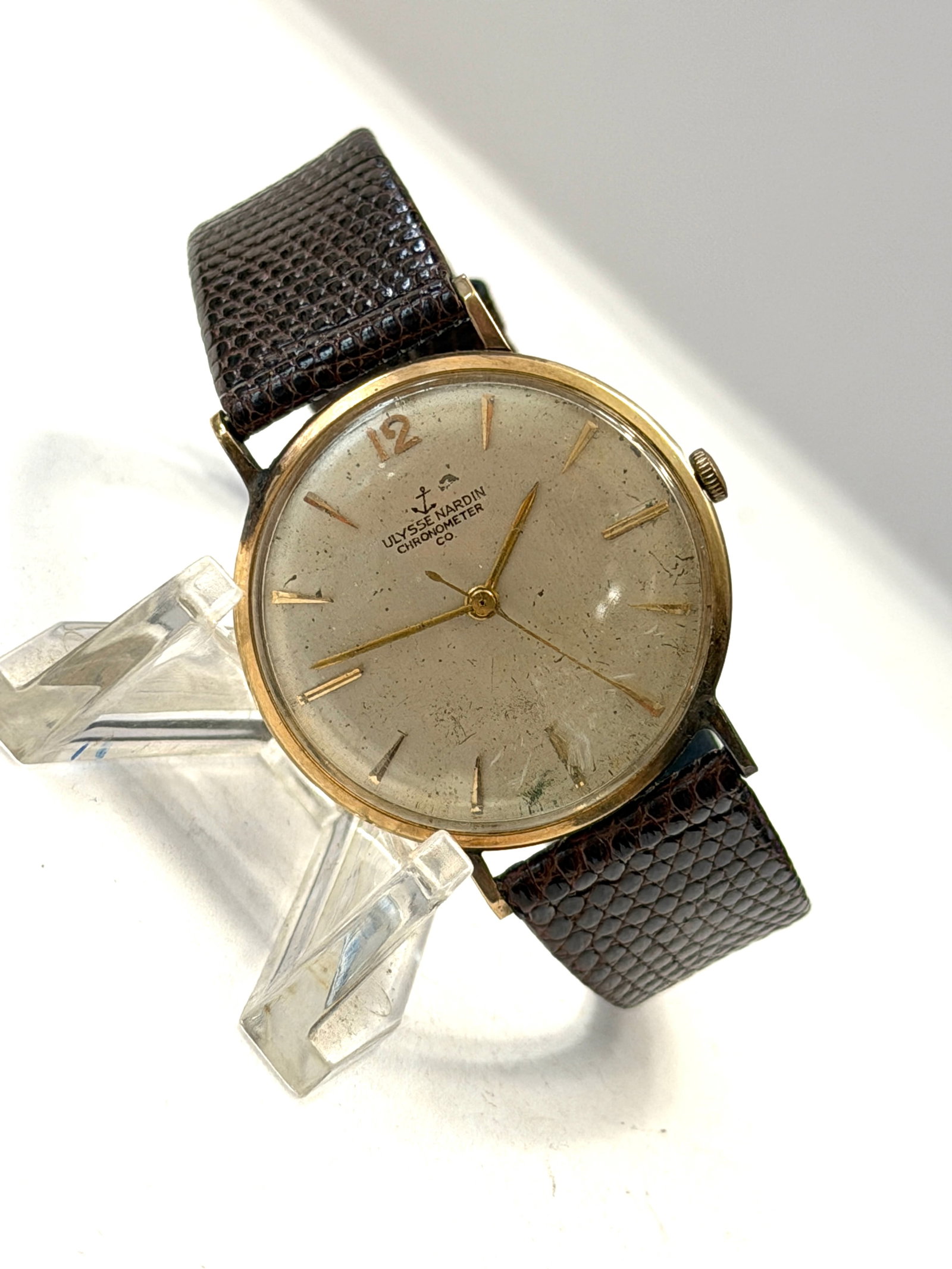 Vintage Ulysse Nardin Chronometer Co. 10K Gold Filled Wristwatch (1 of 5)