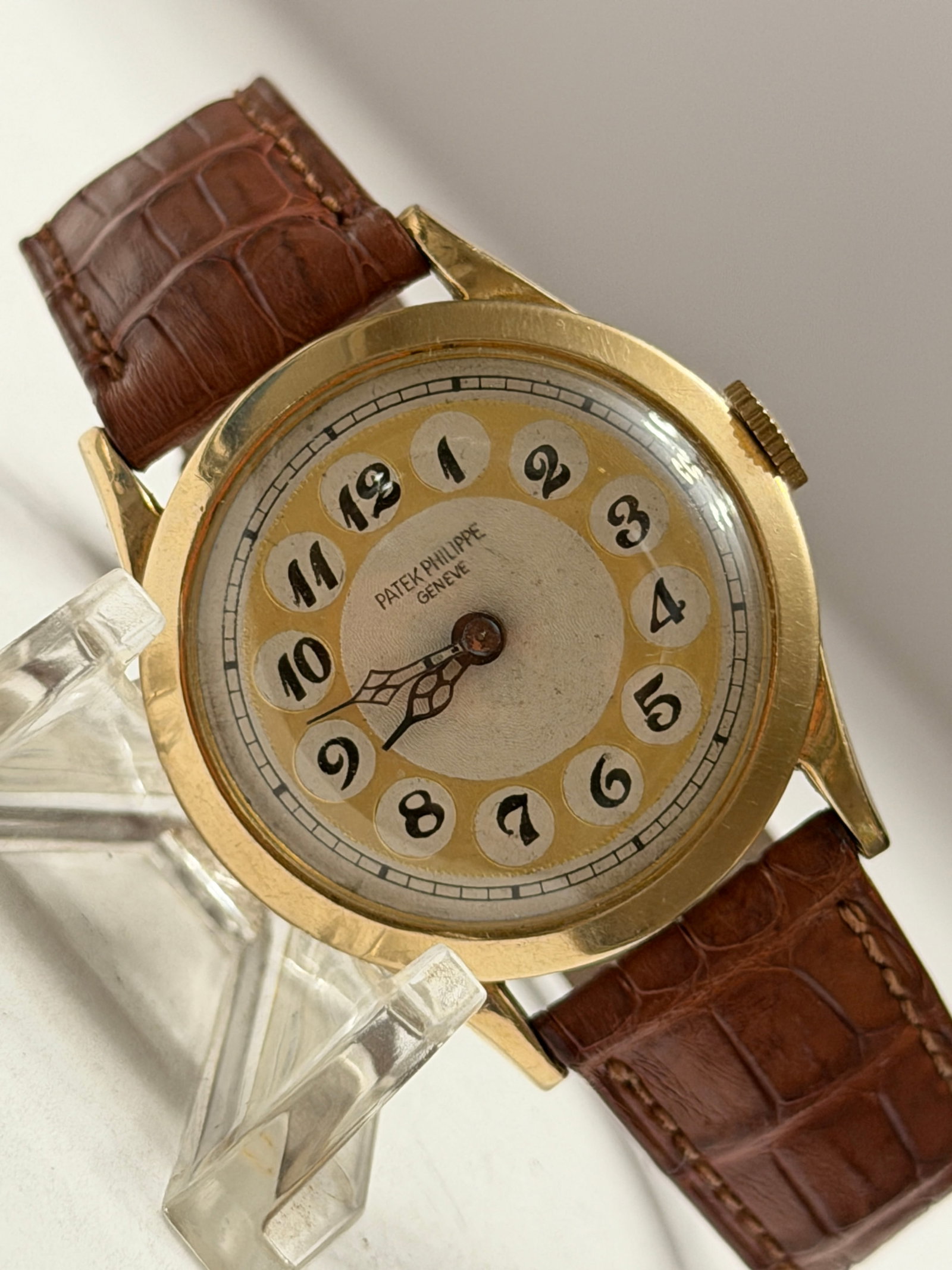 Rare Patek Philippe & Co. Gen?ve Manual Wind Wristwatch in Gold Filled Case - 2