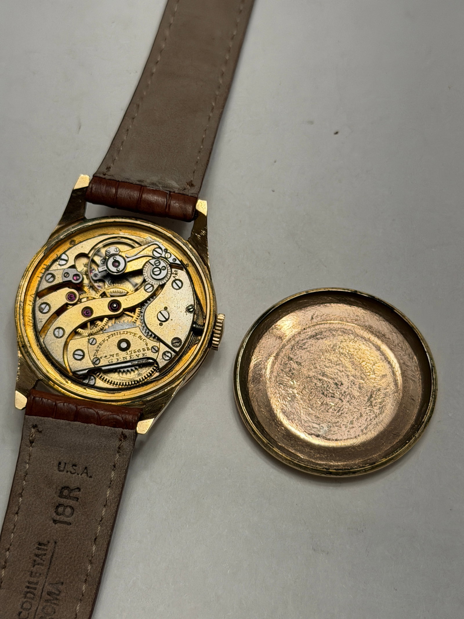 Rare Patek Philippe & Co. Gen?ve Manual Wind Wristwatch in Gold Filled Case - 5