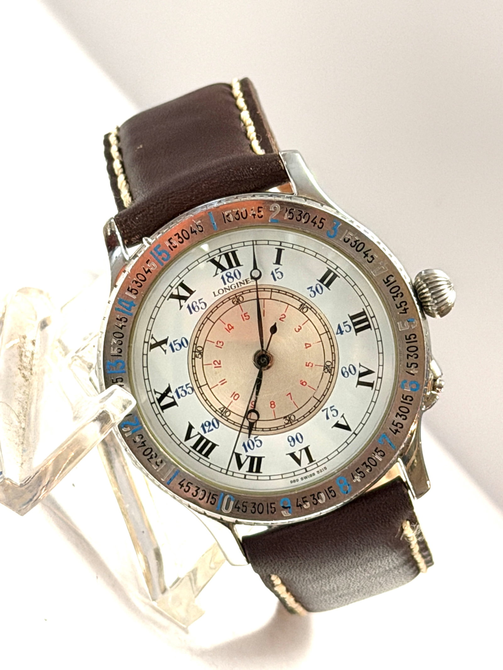 Vintage Longines Heritage-Style Pilot / Chronograph Wristwatch ? Military-Inspired Dial Design (1 of 4)