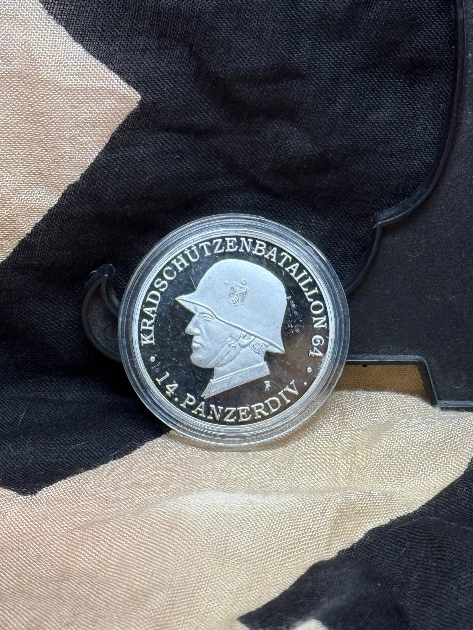 WWII German Commemorative Panzer Division Medallion (1 of 2)