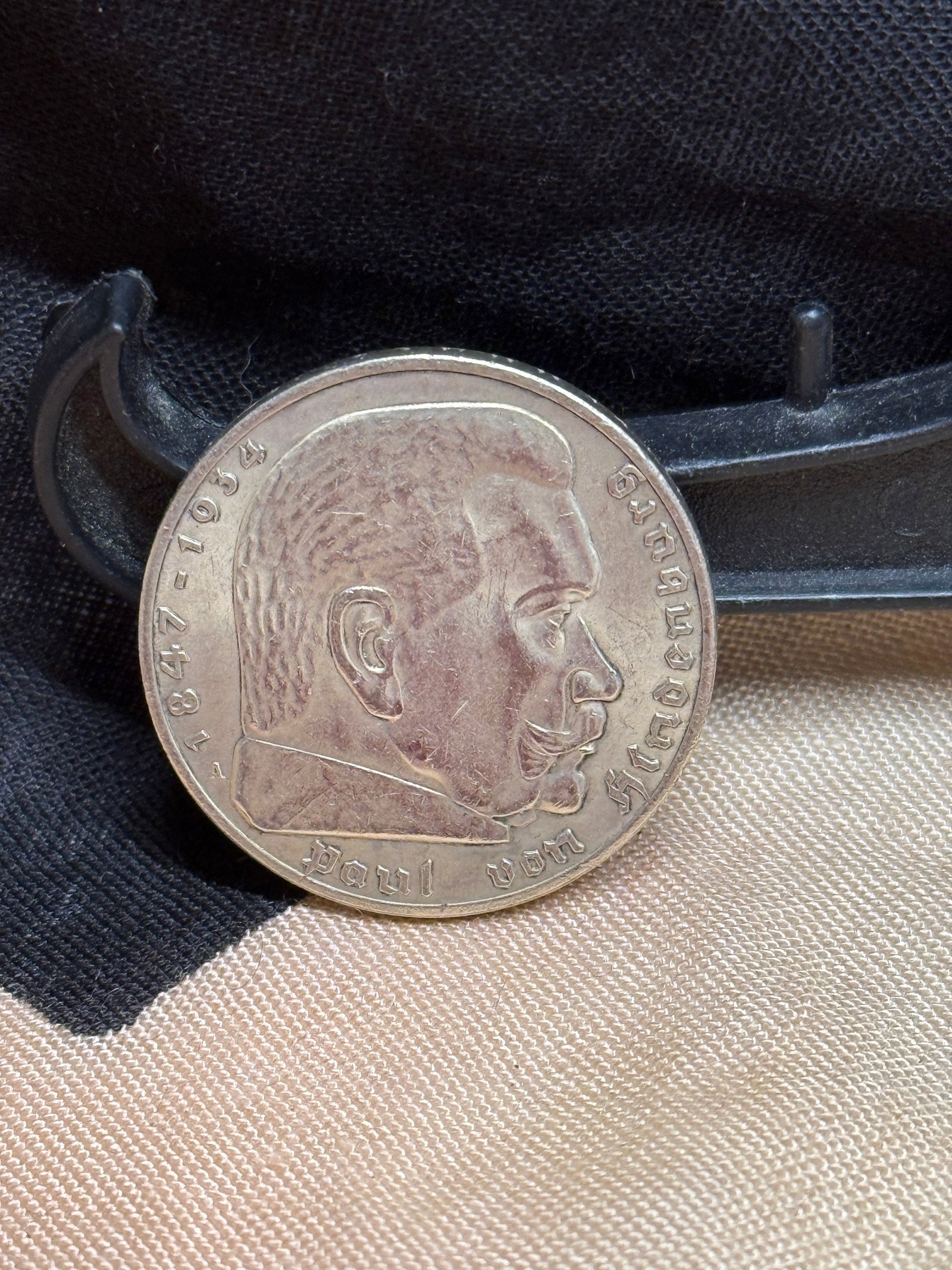 WWII German Third Reich 5 Reichsmark Silver Coin, 1937 (1 of 3)
