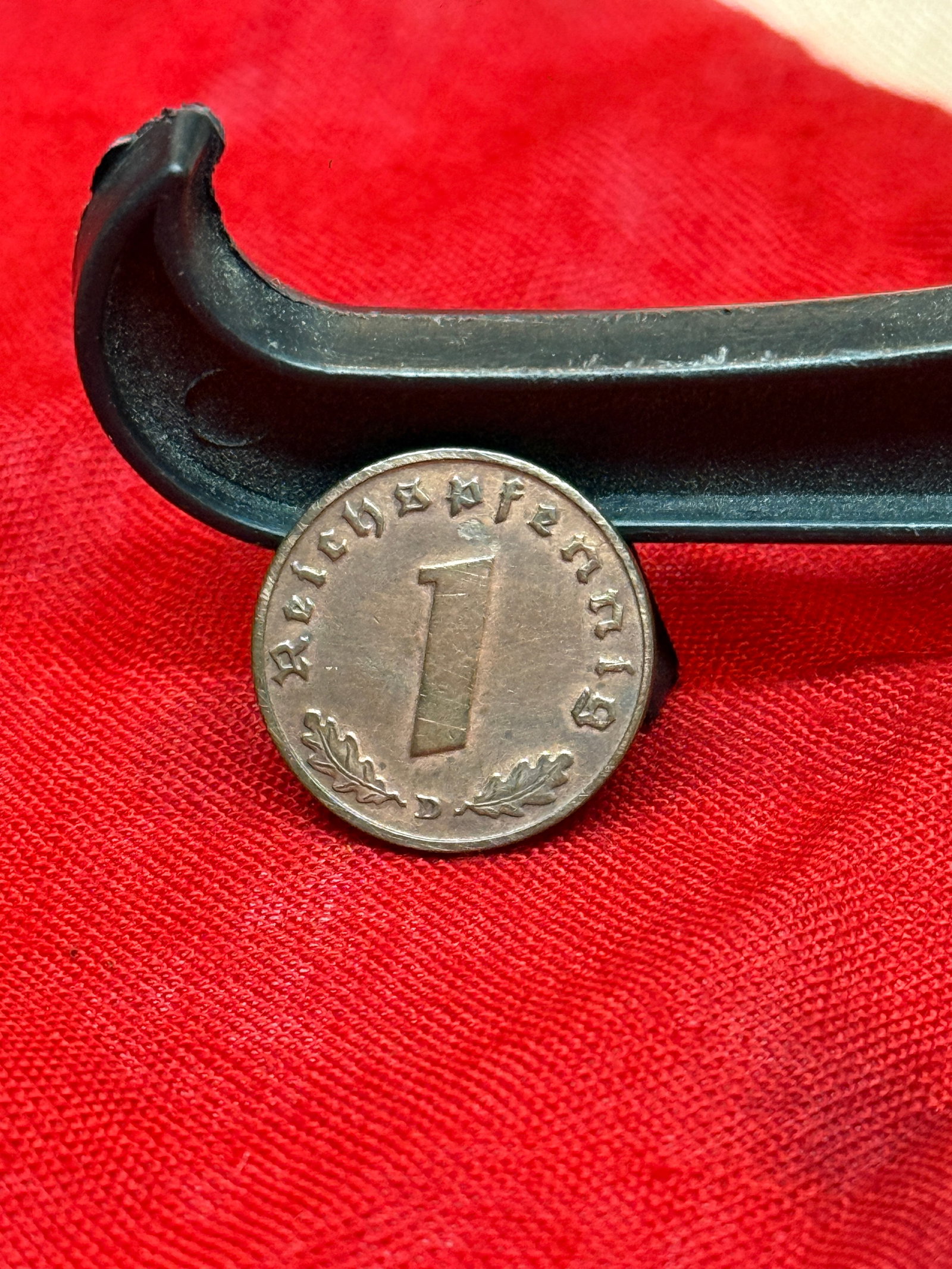WWII German Third Reich 1 Reichspfennig Coin Dated 1941 (1 of 3)