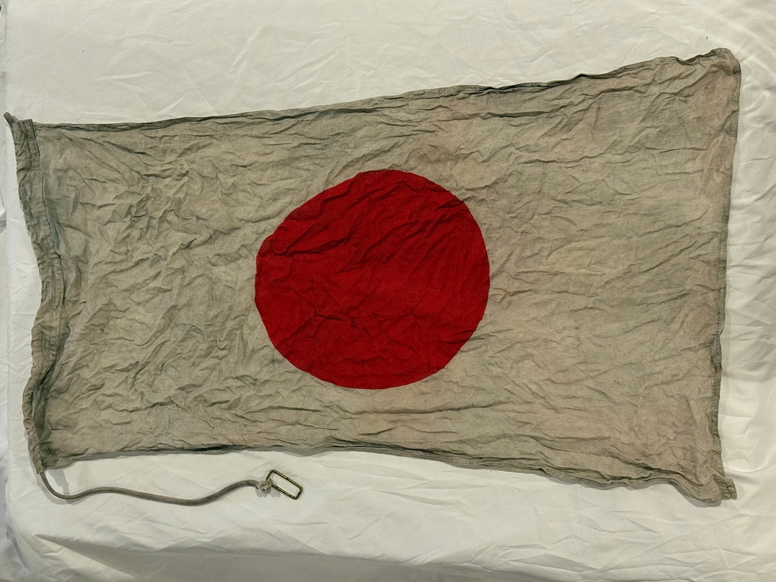 Signed WWII Imperial Japanese Rising Sun Flag (1 of 5)