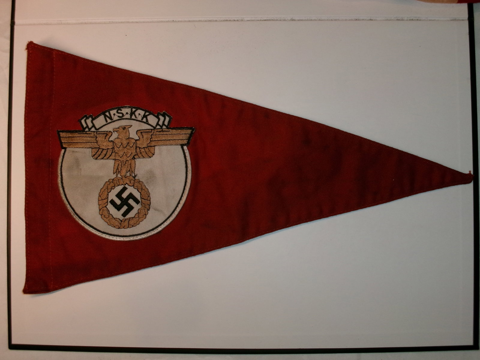 WWII German NSKK Pennant Flag (1 of 4)