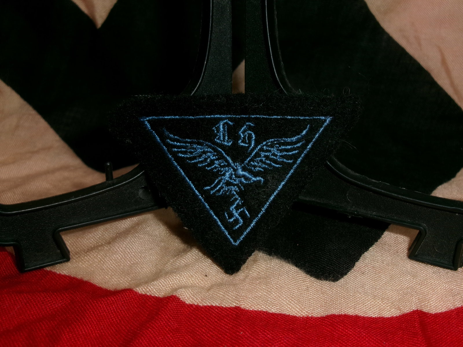 WWII German Hitler Youth Luftwaffe Flak Helper Breast Eagle Patch (1 of 3)