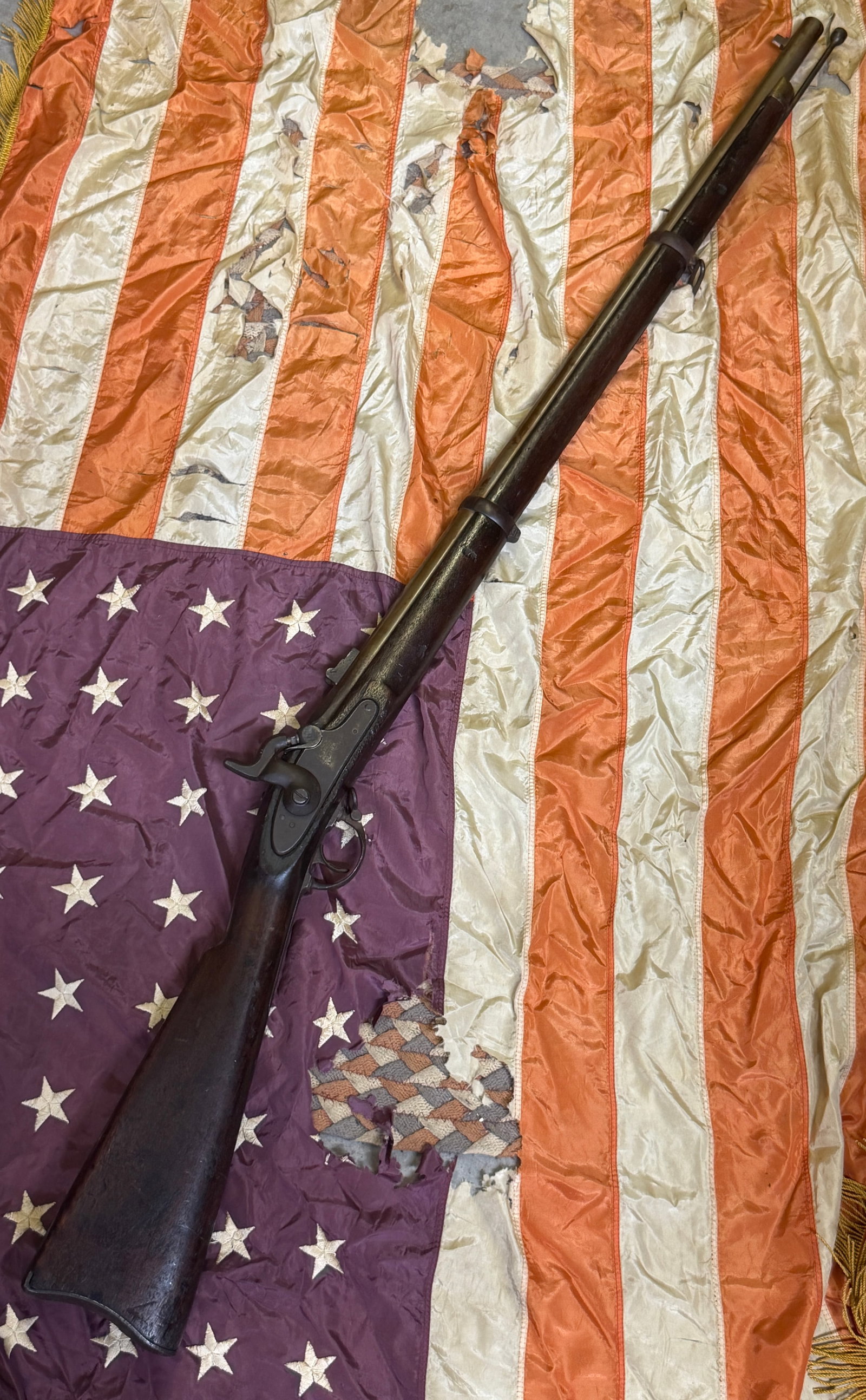 Civil War U.S. Colt’s Patent Percussion Rifle / Musket Marked "U.S. Colts P.F.A. Mfg Co. Hartford, (1 of 9)