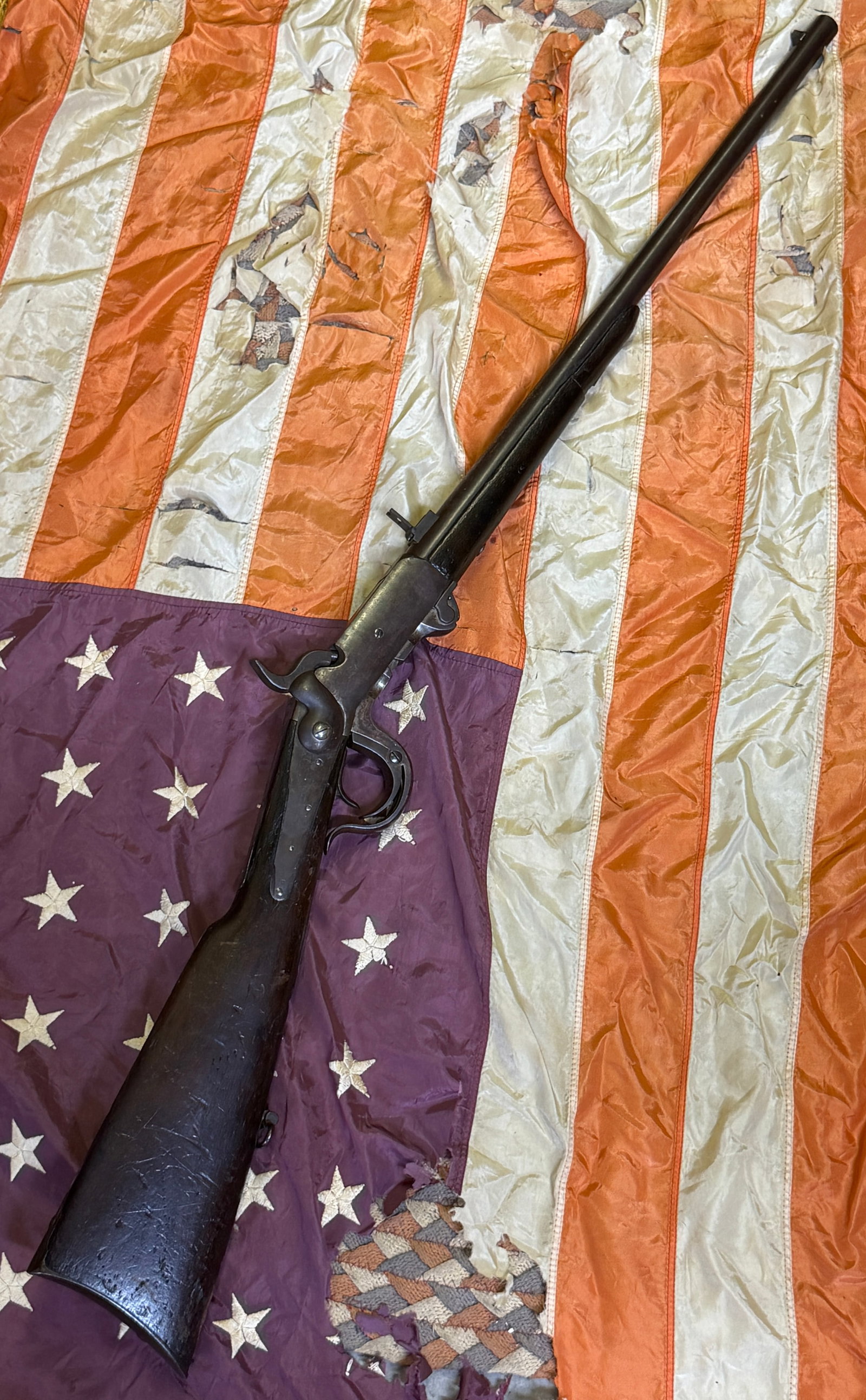 Civil War Burnside Cavalry Carbine – Burnside Rifle Co. Providence R.I. – Serial No. 36781 – (1 of 7)