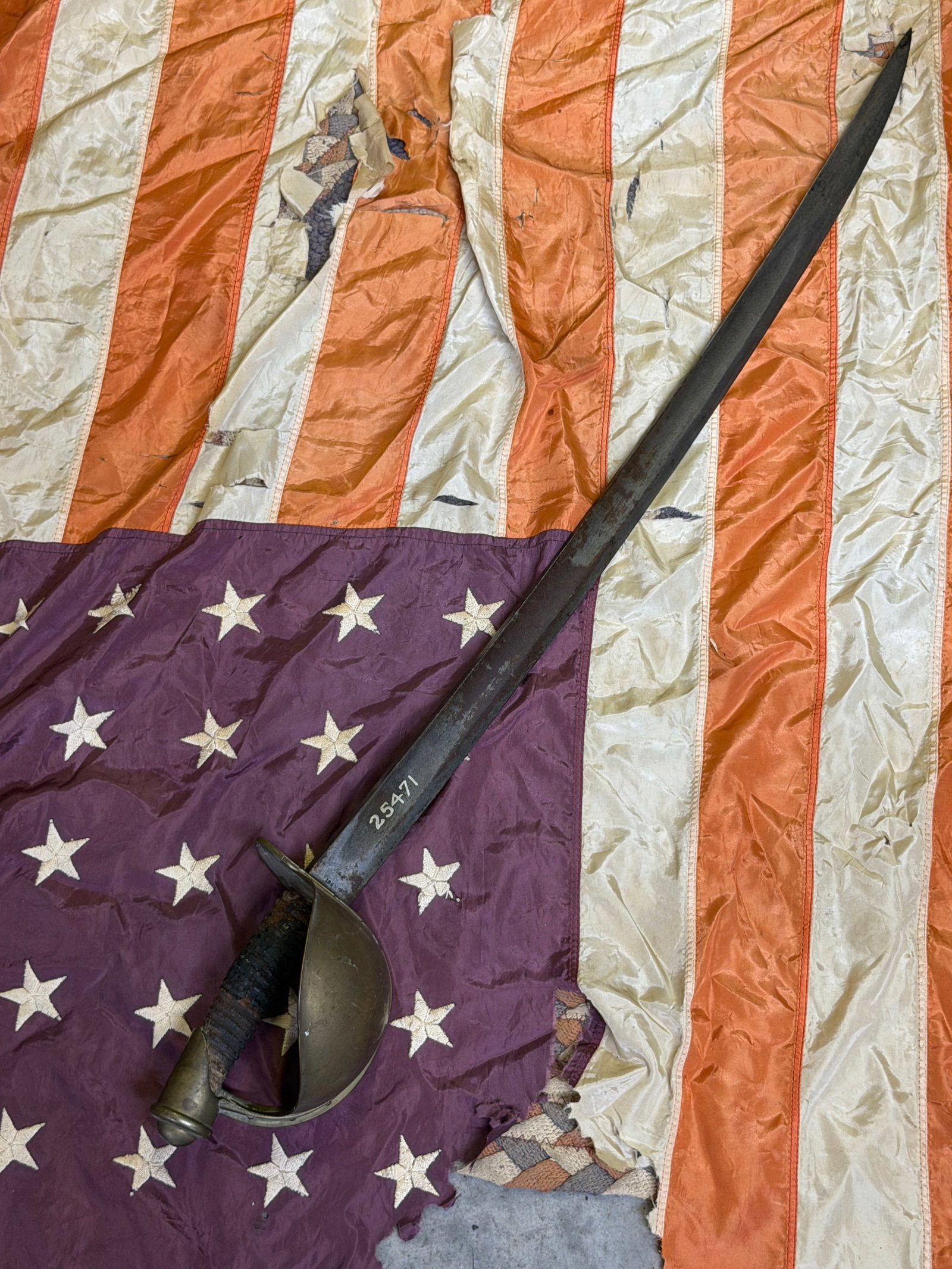 Civil War Ames Model 1860 Naval Cutlass Dated 1862 – U.S. Navy Boarding Cutlass (1 of 9)