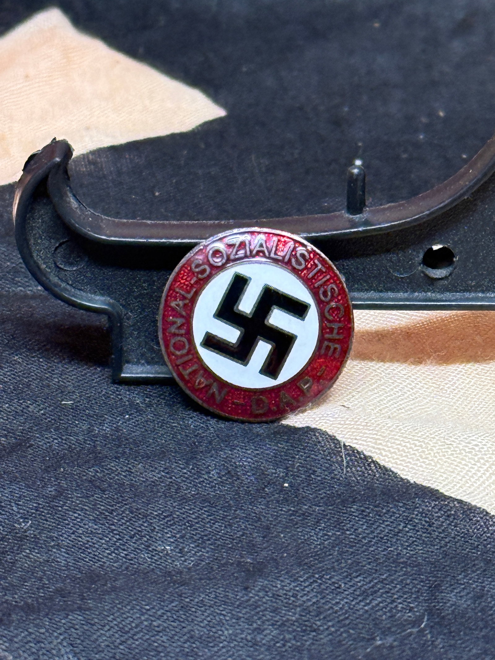 World War II National Socialist German Workers’ Party (NSDAP) Membership Badge (1 of 3)