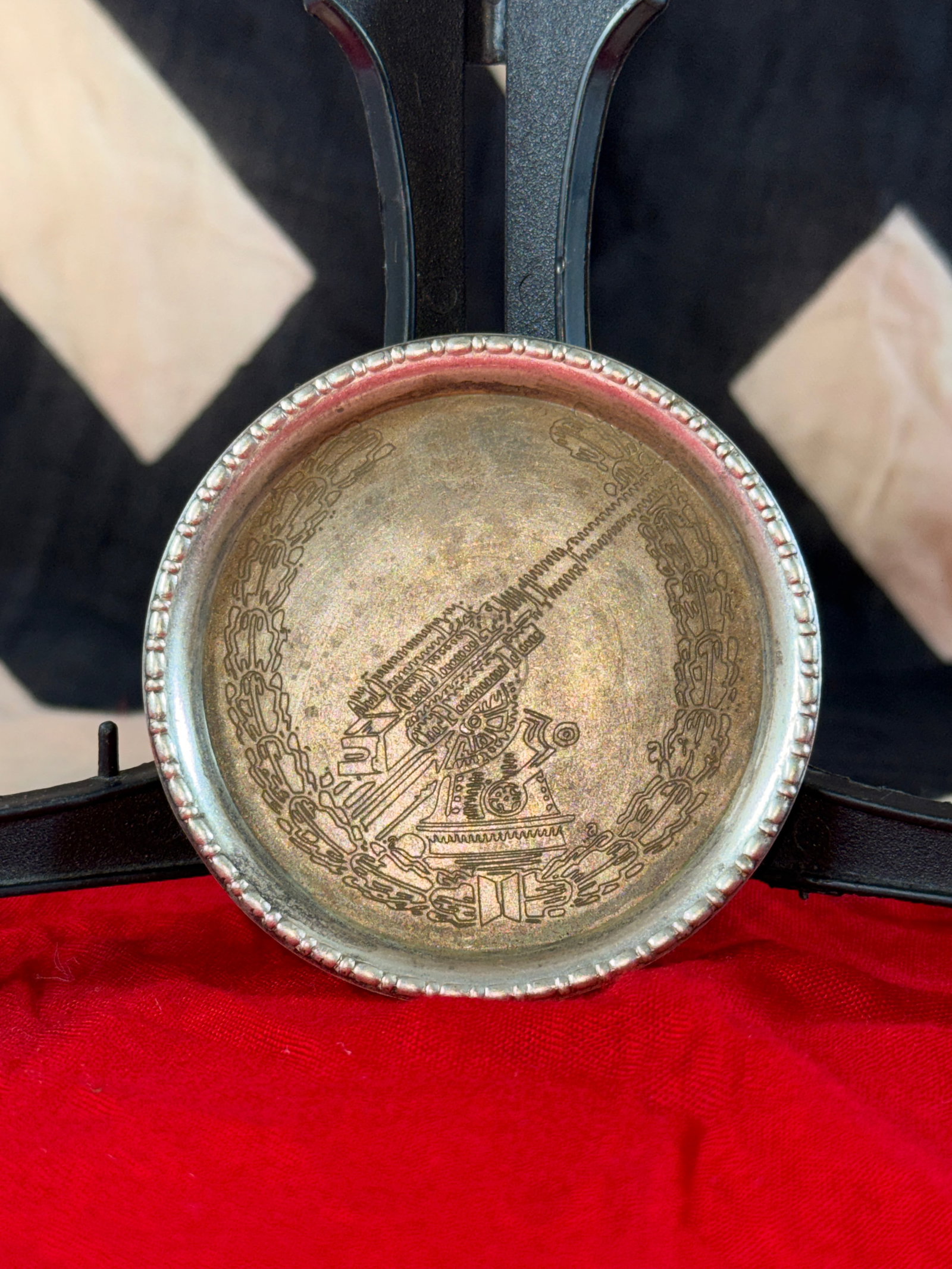 WWII German Prima U.R. Military Artillery Ashtray (1 of 5)