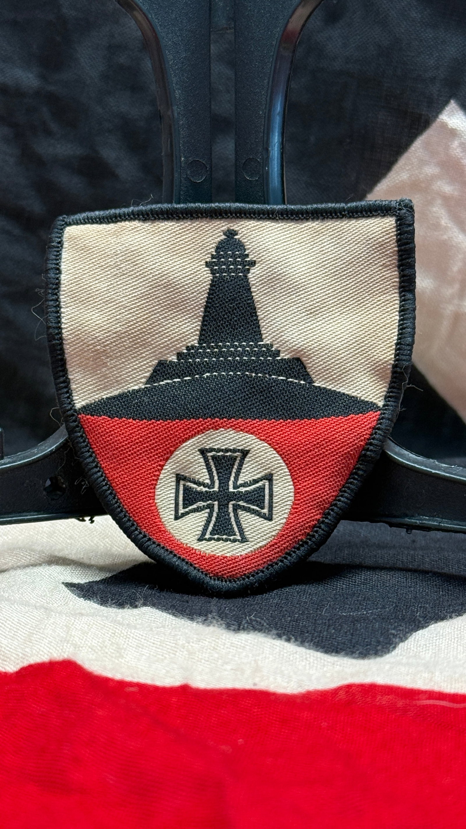 WWII German NS-RKB Kyffhäuserbund Veteran's Association Sleeve Patch (1 of 3)