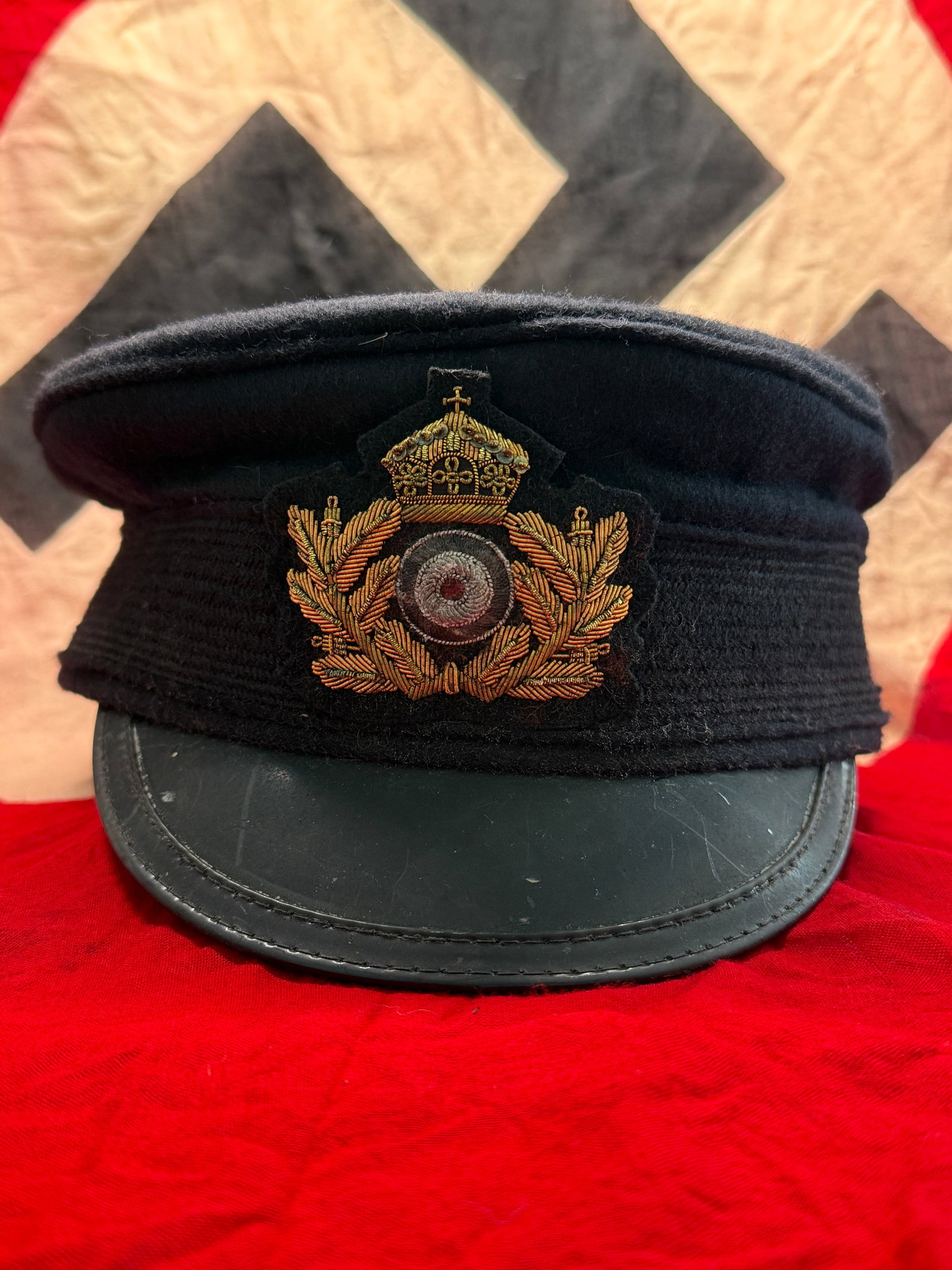 WWI Imperial German Navy Officer's Visor Cap (1 of 7)