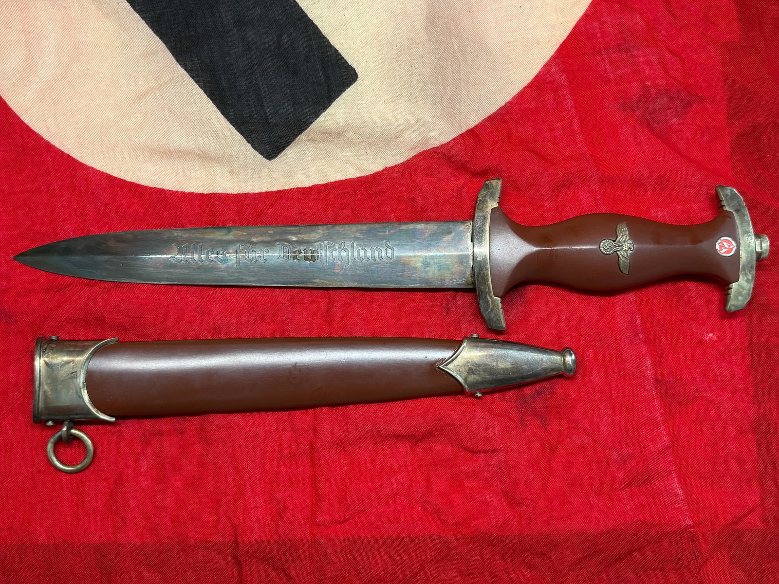 WWII German SA Model 1933 Service Dagger by Boker, Solingen (1 of 6)