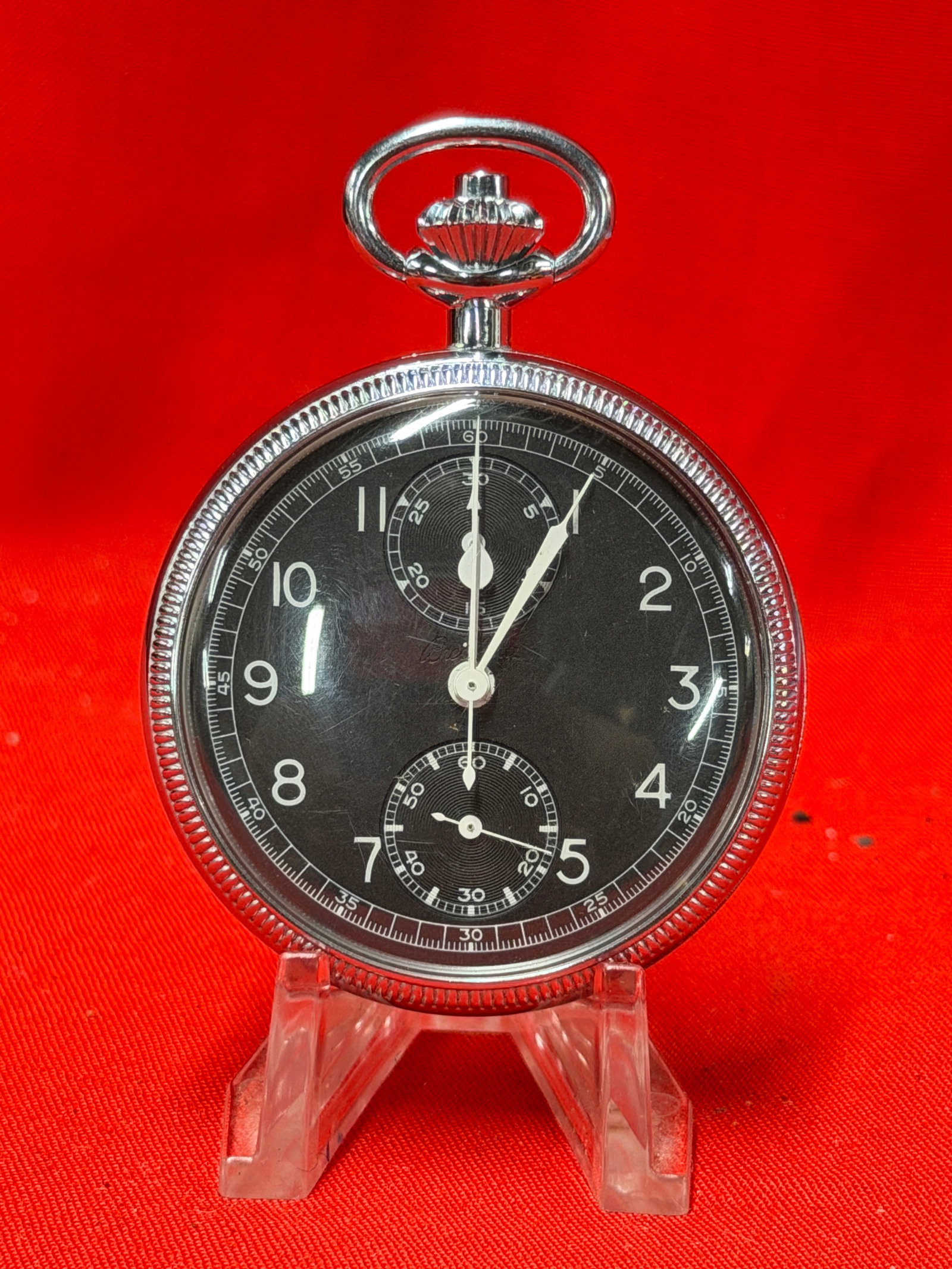 Cold War U.S. Military Wakmann Aircraft Navigation Stopwatch (1 of 5)