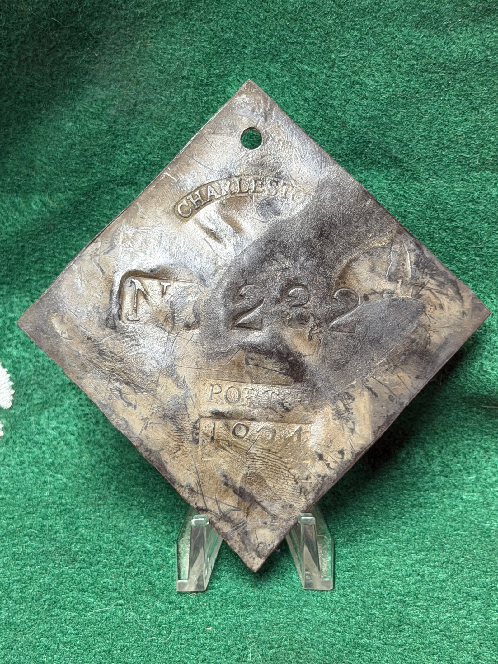 1864 Charleston No. 232 Porter Slave Tag (1 of 4)