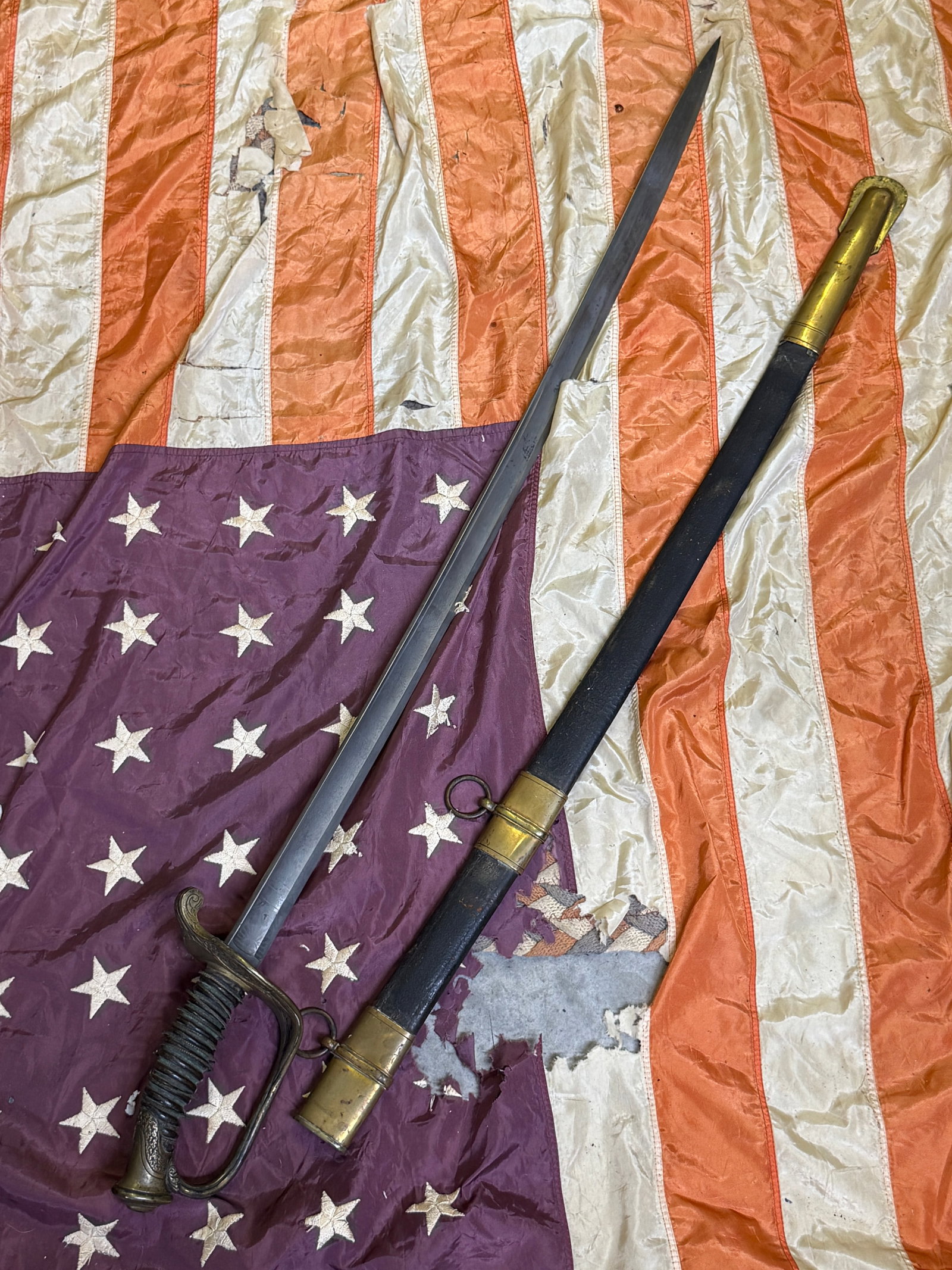 Civil War U.S. Model 1850 Foot Officer's Sword by Horstmann & Sons, Philadelphia (1 of 13)
