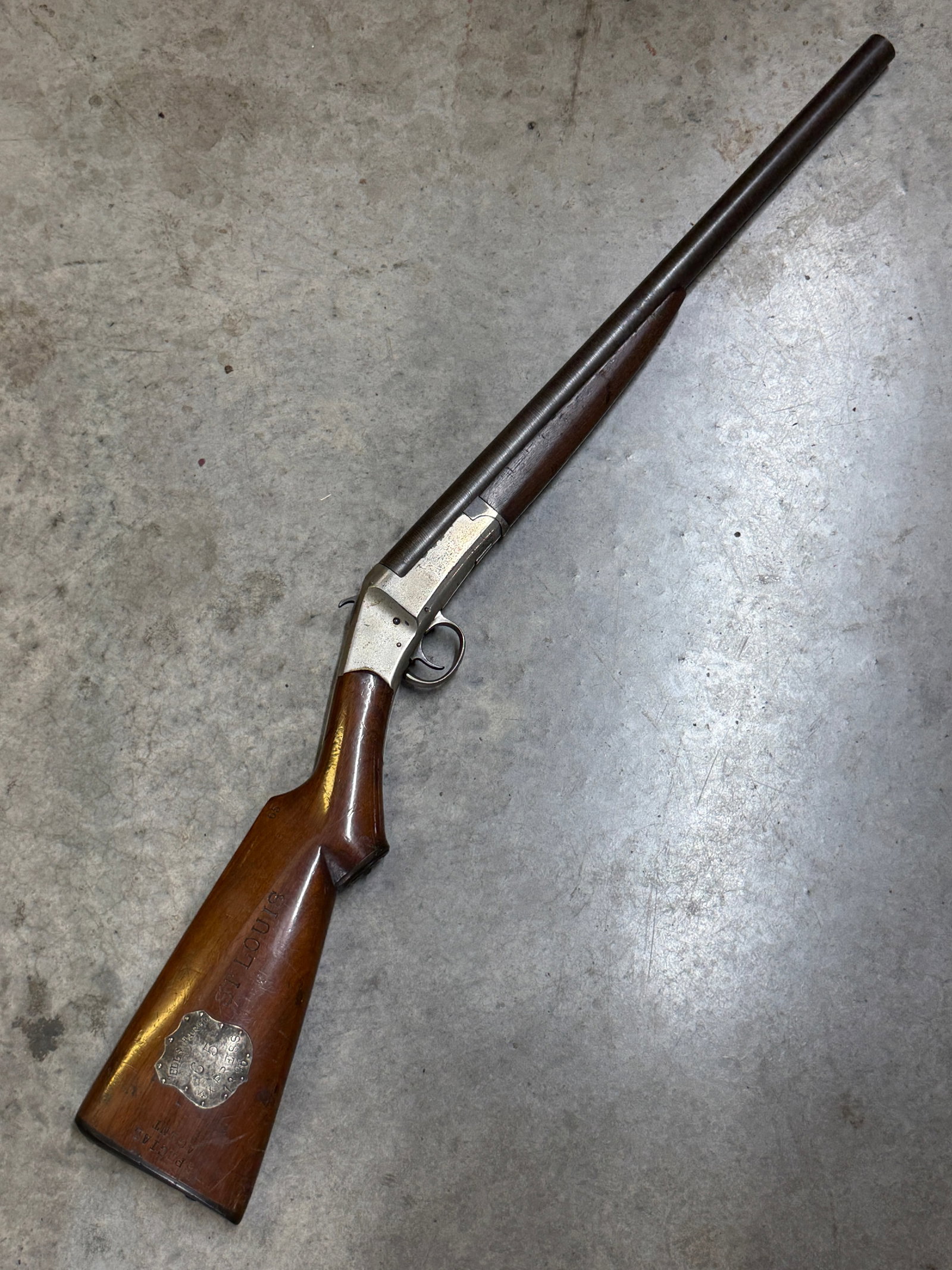 1896 Wells Fargo & Co. Express 1896 Stagecoach Messenger Double Barrel Coach Shotgun (1 of 12)