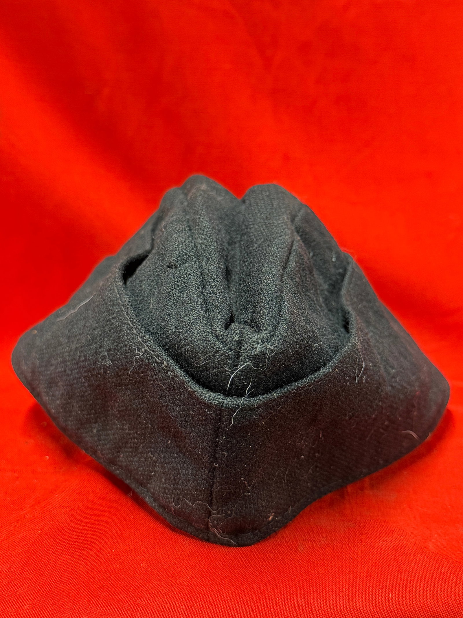 WWII German Waffen-SS Black Overseas Side Cap (Schiffchen) Veteran Bring Back (1 of 5)