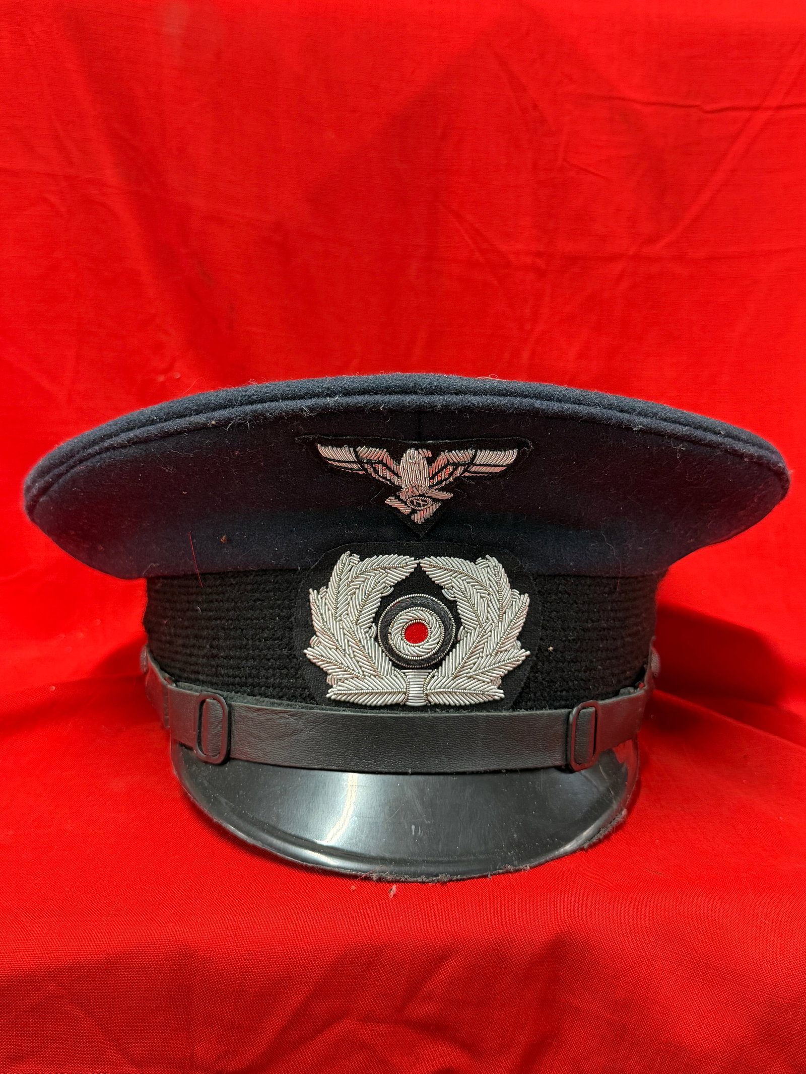 WWII German Ordnungspolizei Officer's Visor Cap (1 of 5)