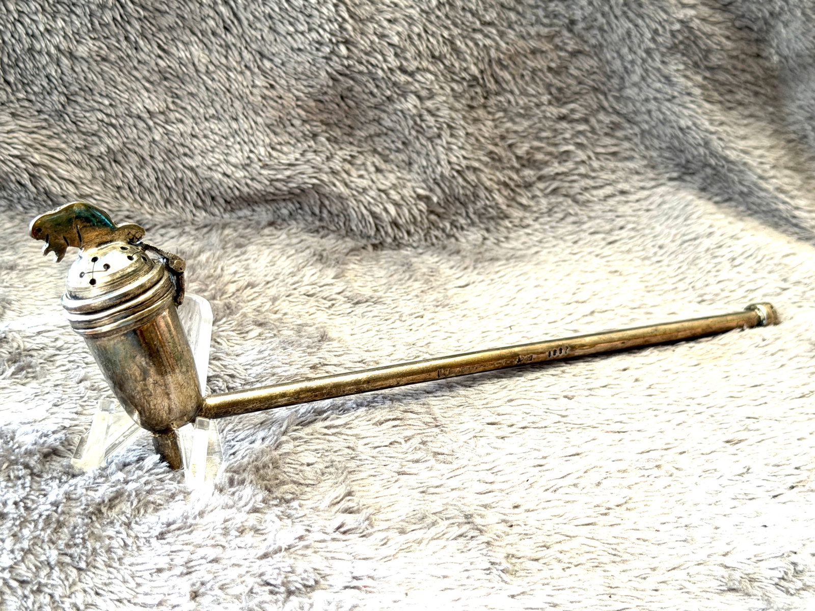 1807 Hudson's Bay Company HBC Silver Trade Pipe Tomahawk Tobacco Pipe (1 of 12)