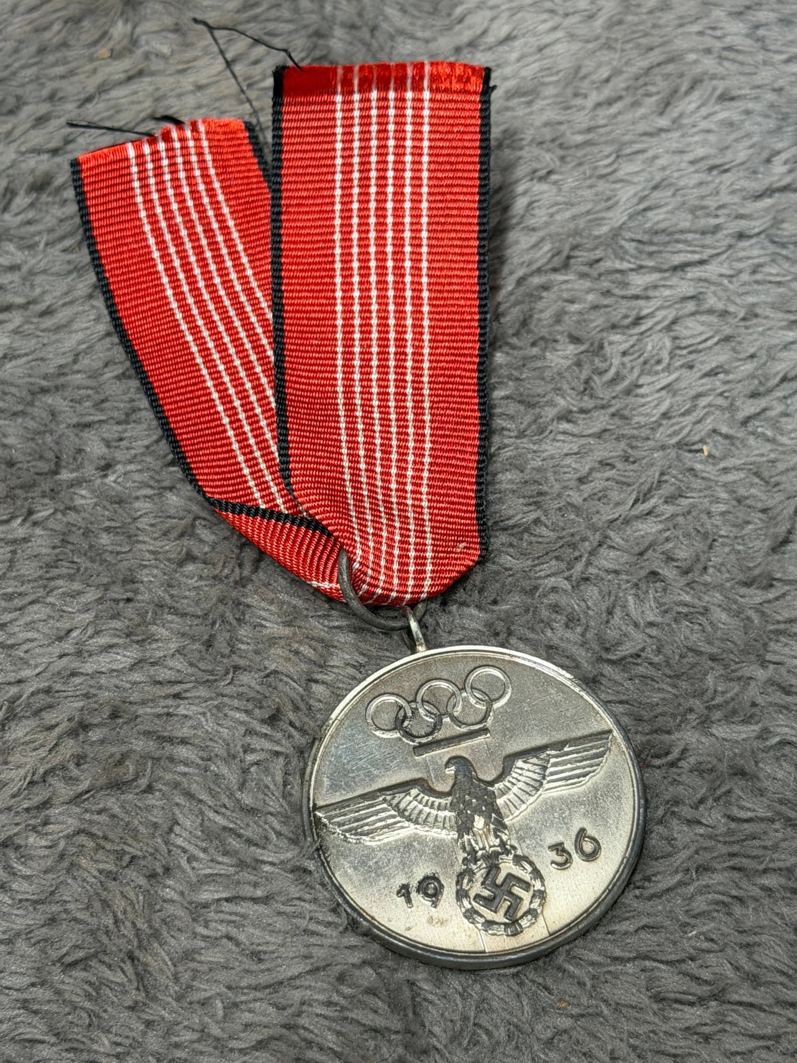 WWII German 1936 Berlin Olympic Games Service Medal (1 of 5)