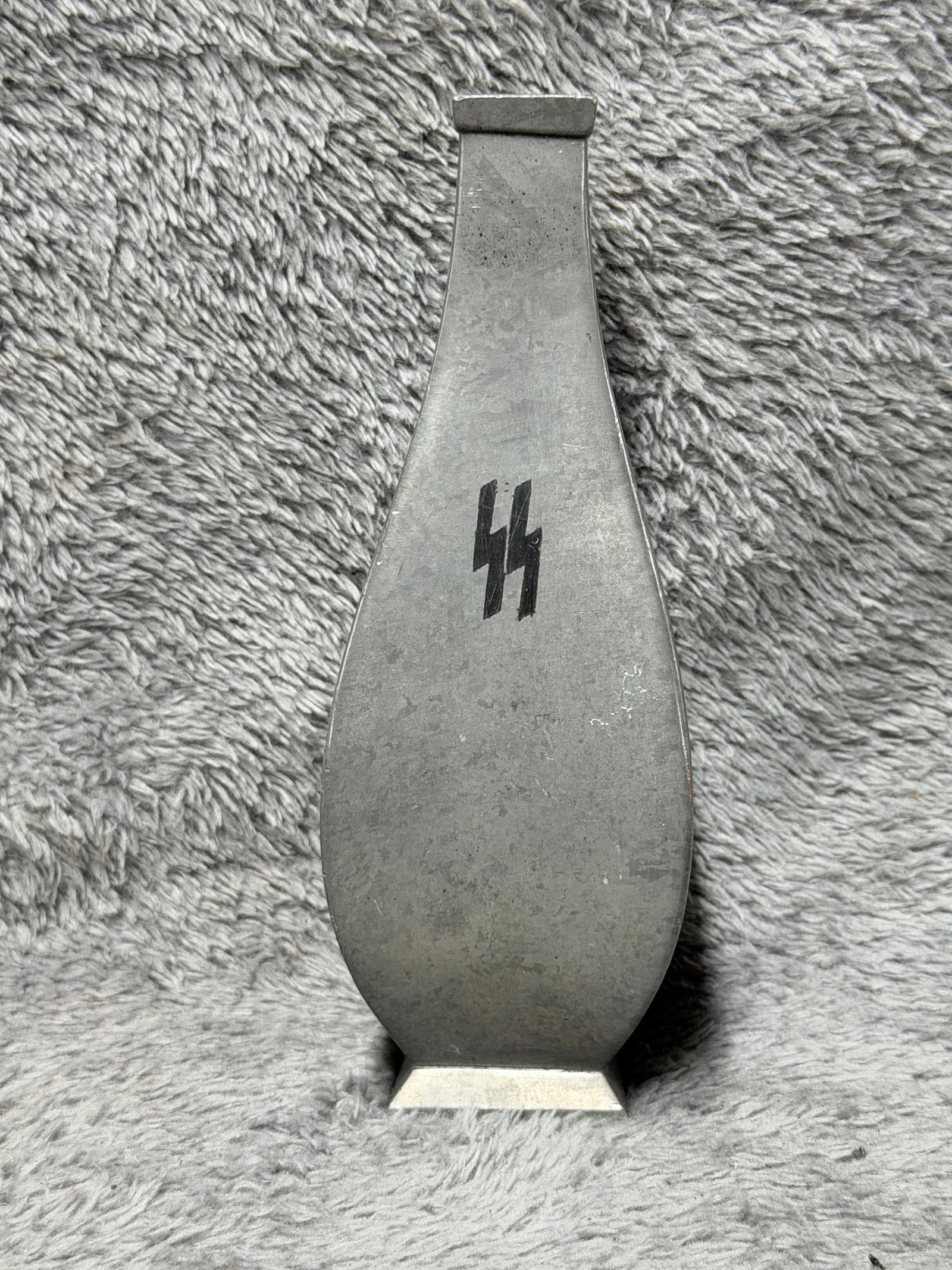 WWII German Waffen-SS Metal Display Stand with SS Runes (1 of 5)